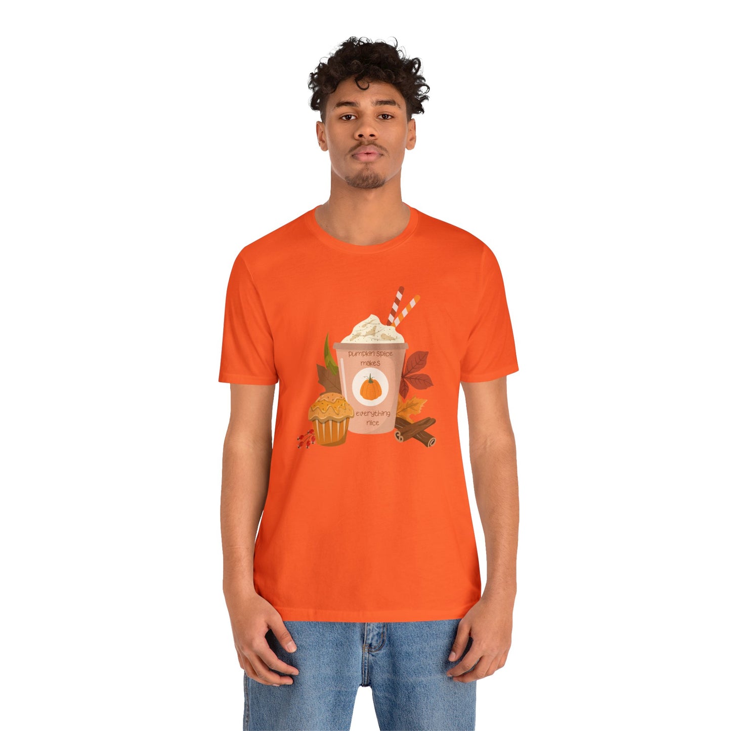 Pumpkin Spice Unisex Jersey Short Sleeve Tee