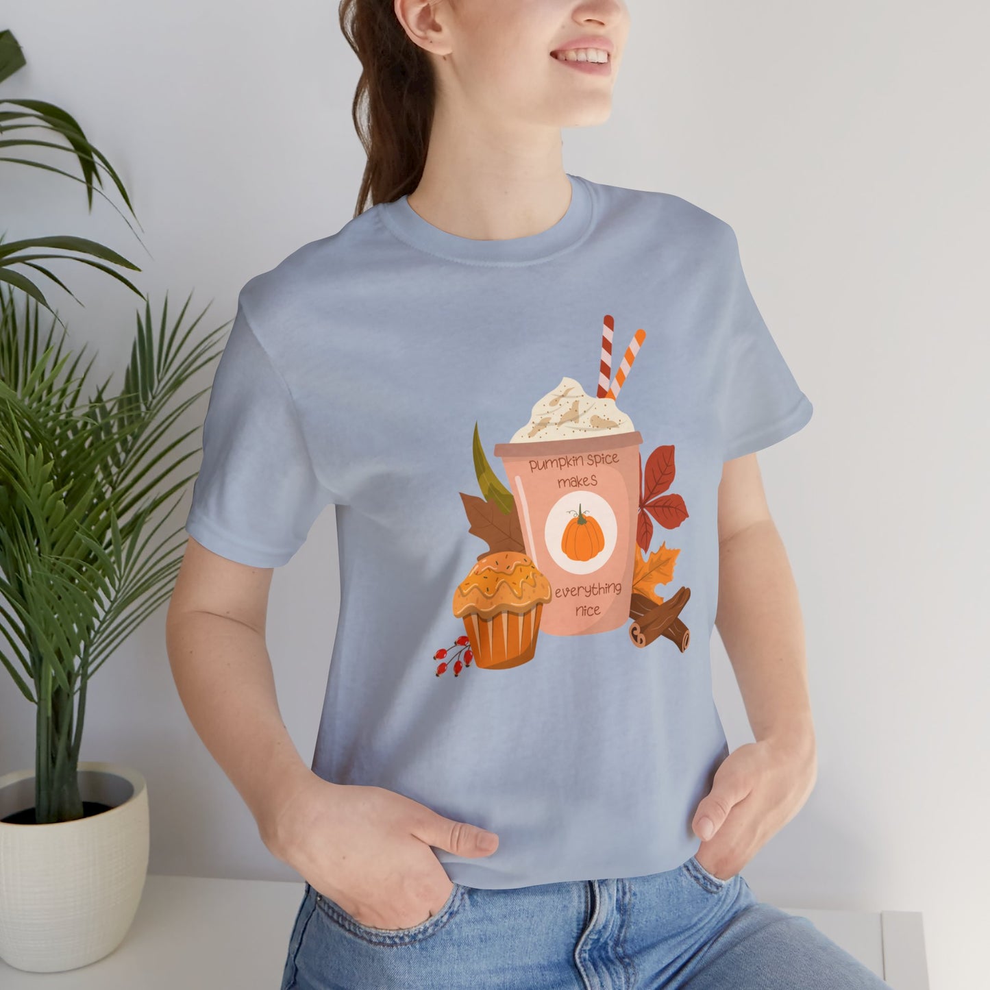 Pumpkin Spice Unisex Jersey Short Sleeve Tee