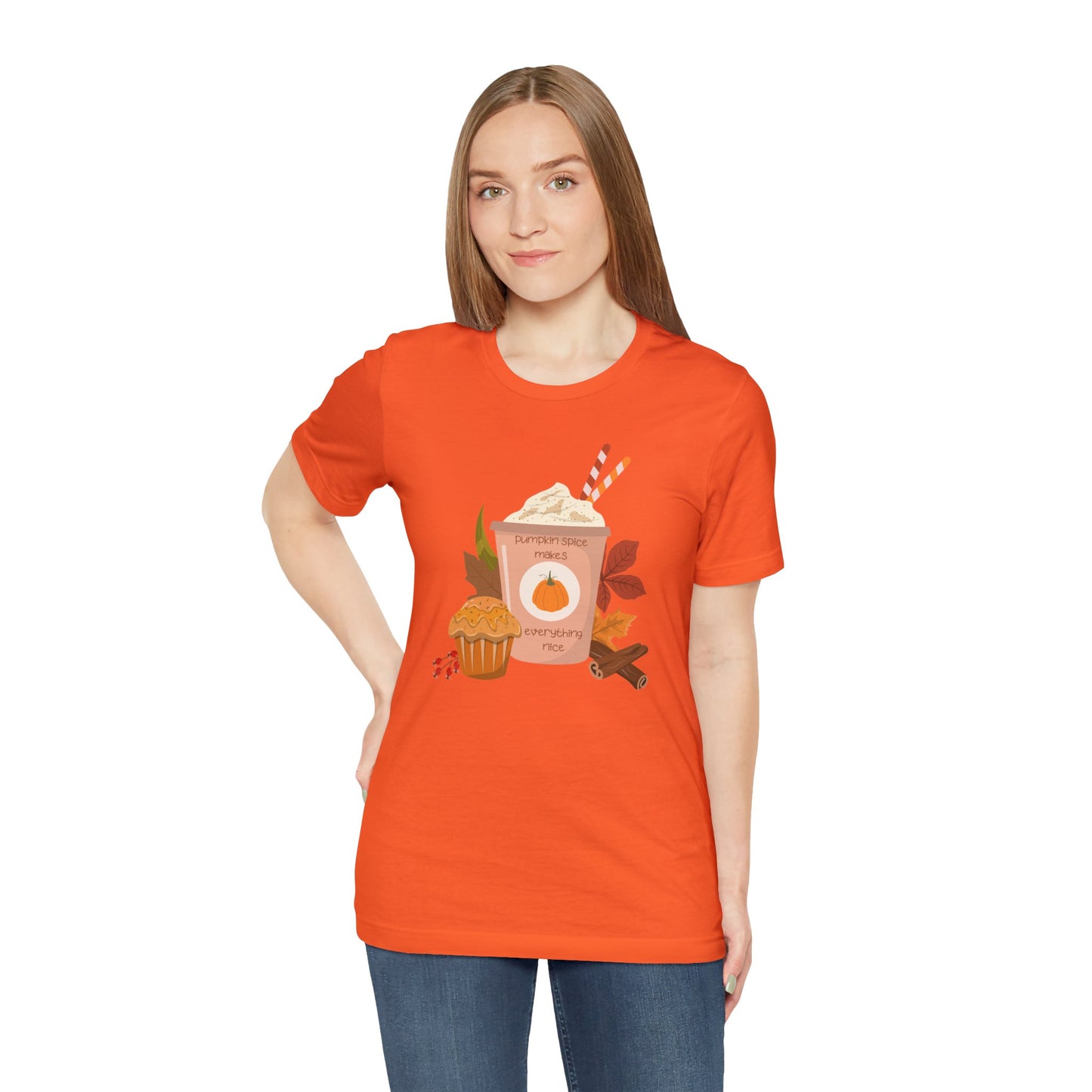 Pumpkin Spice Unisex Jersey Short Sleeve Tee