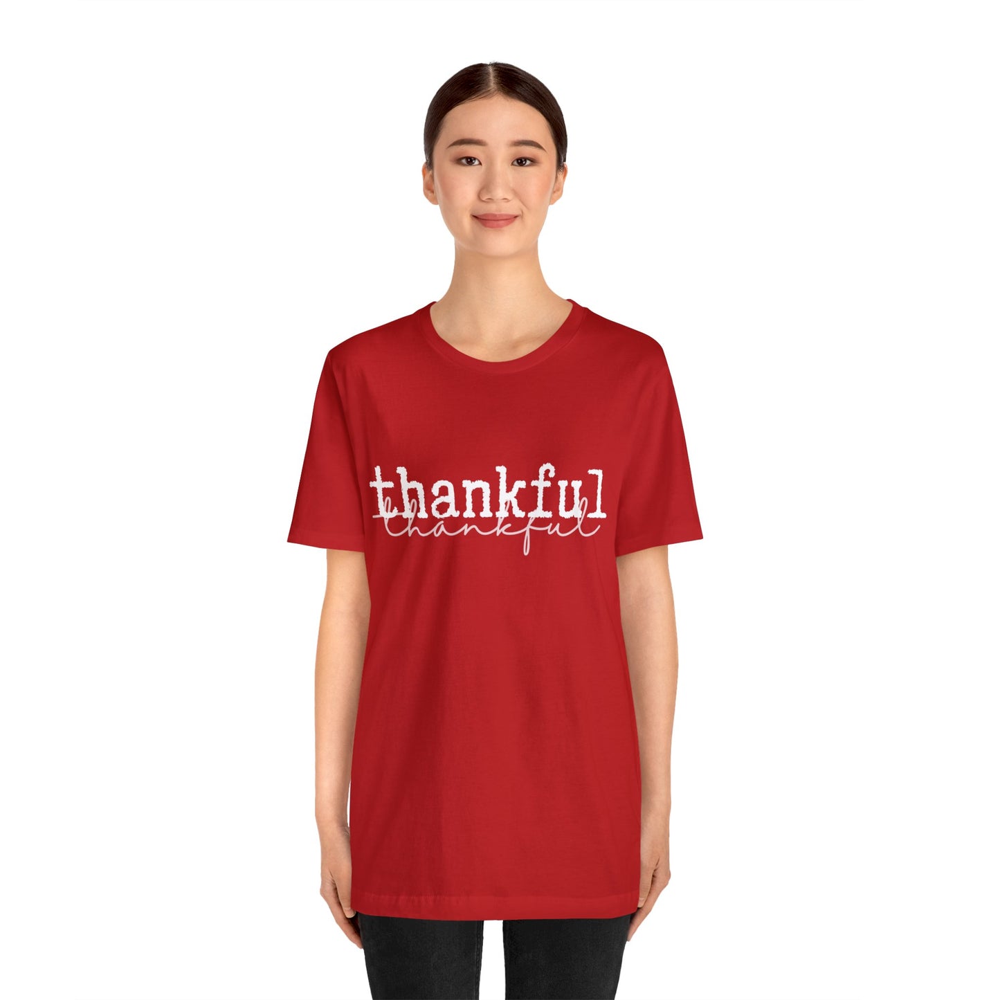 Thankful Unisex Jersey Short Sleeve Tee