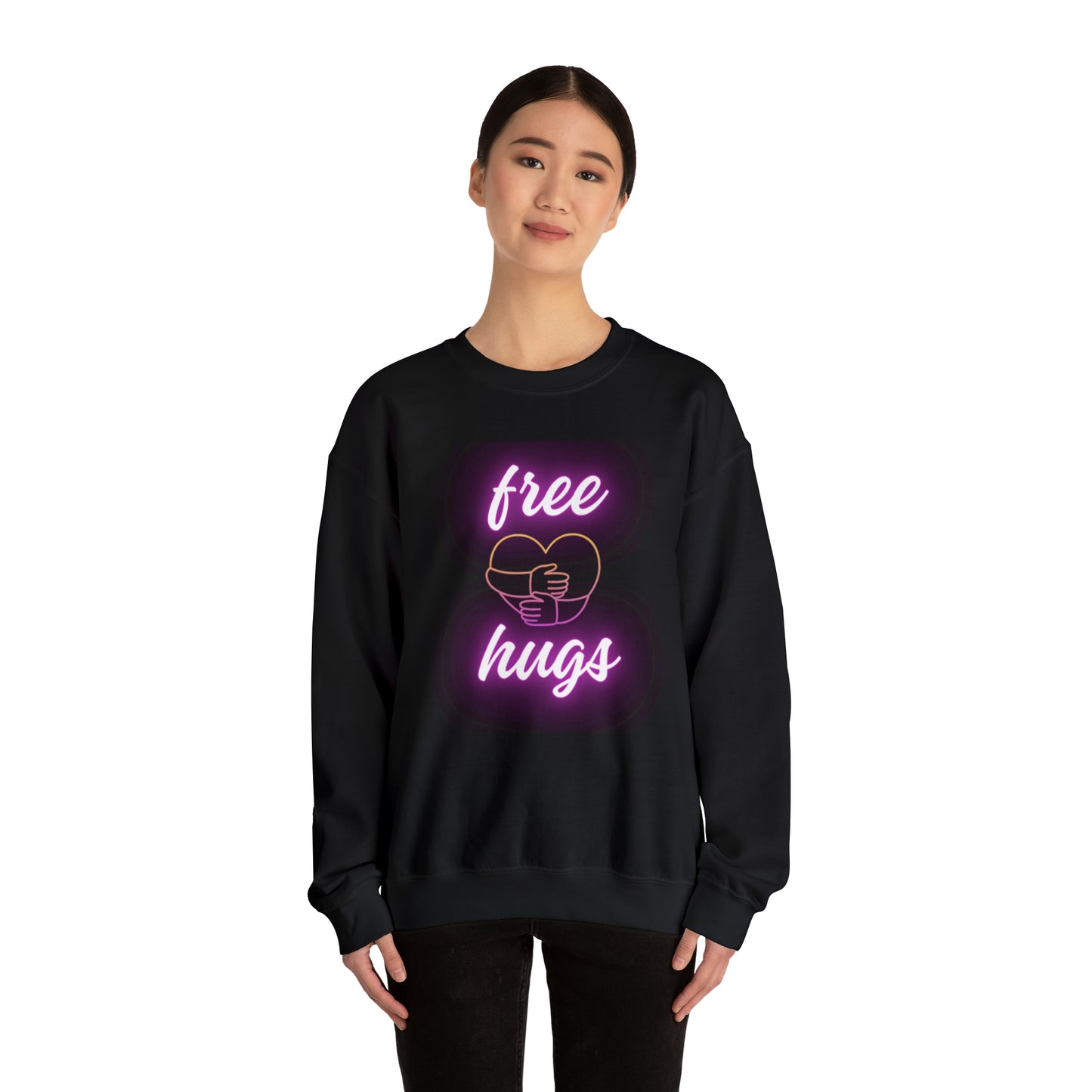 Free Hugs Unisex Crewneck Sweatshirt