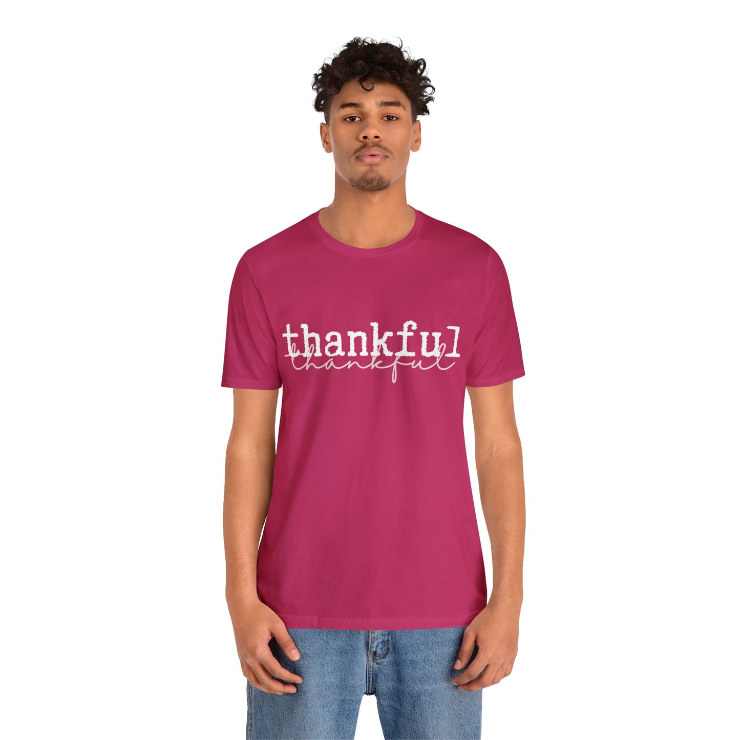 Thankful Unisex Jersey Short Sleeve Tee
