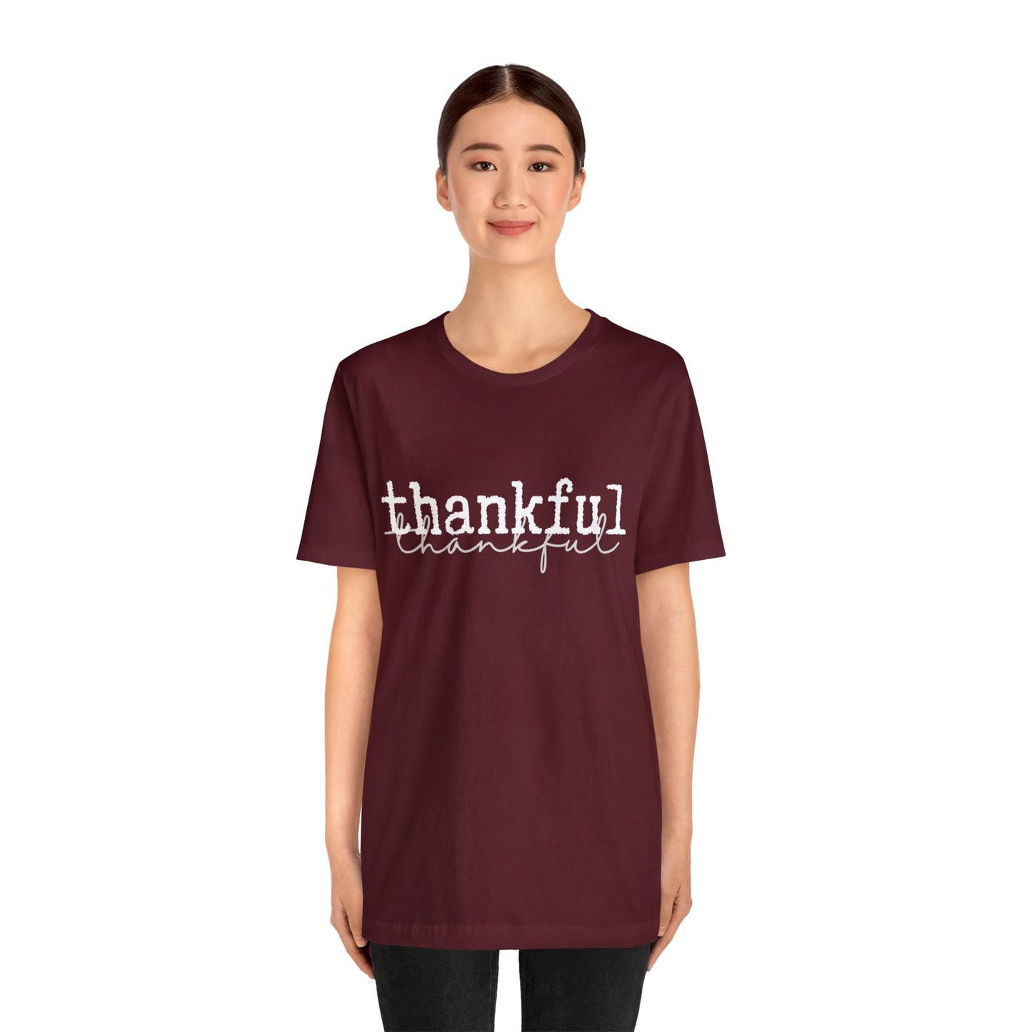 Thankful Unisex Jersey Short Sleeve Tee