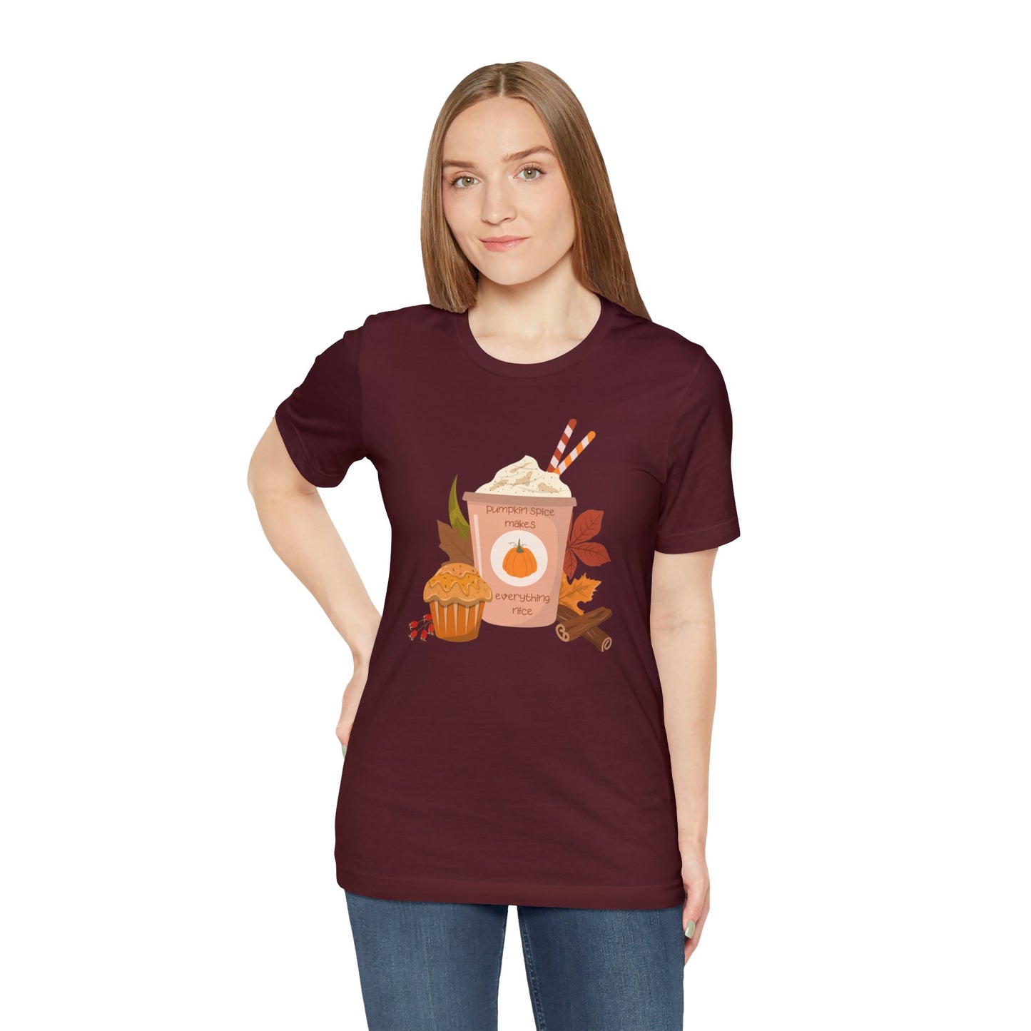 Pumpkin Spice Unisex Jersey Short Sleeve Tee