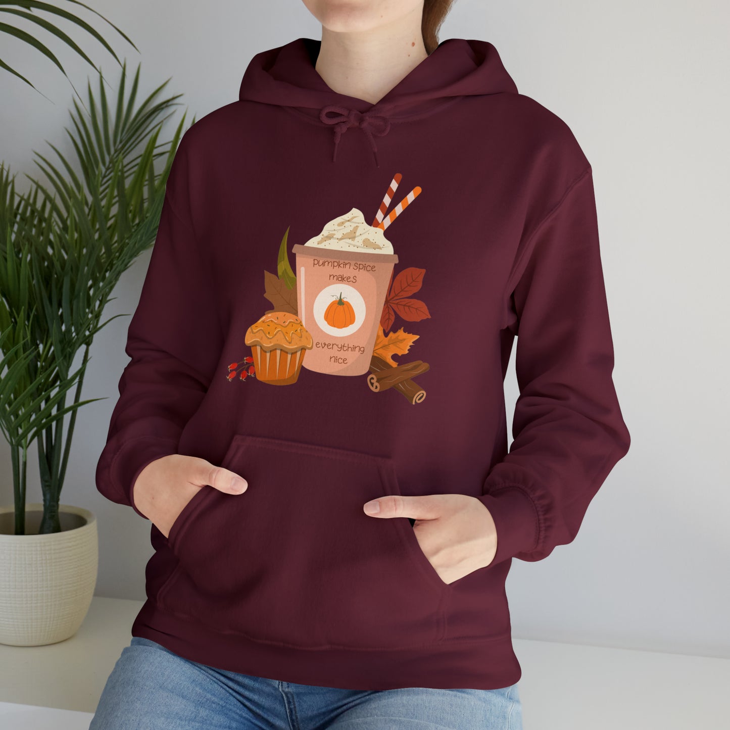 Pumpkin Spice Unisex Heavy Blend™ Hooded Sweatshirt