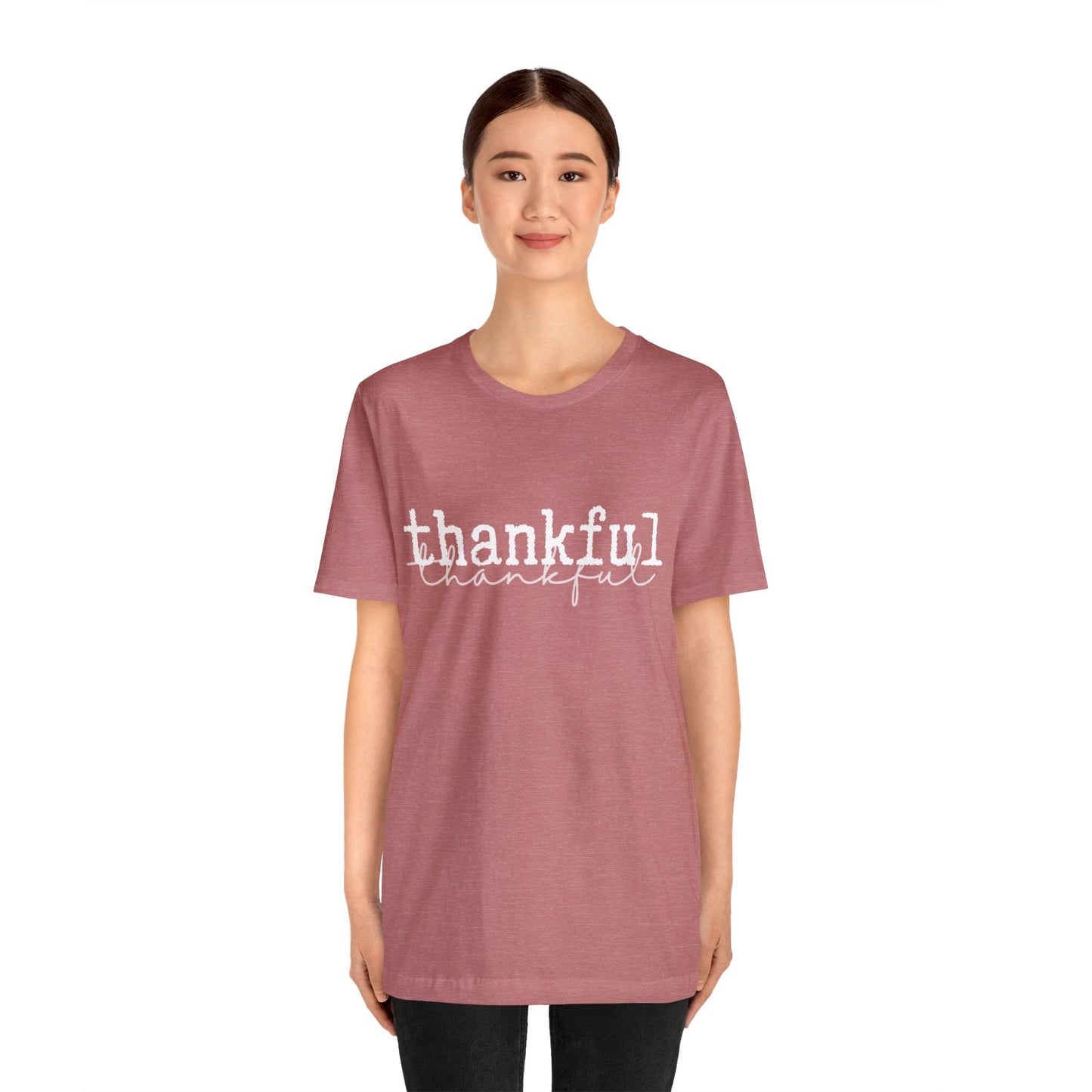 Thankful Unisex Jersey Short Sleeve Tee