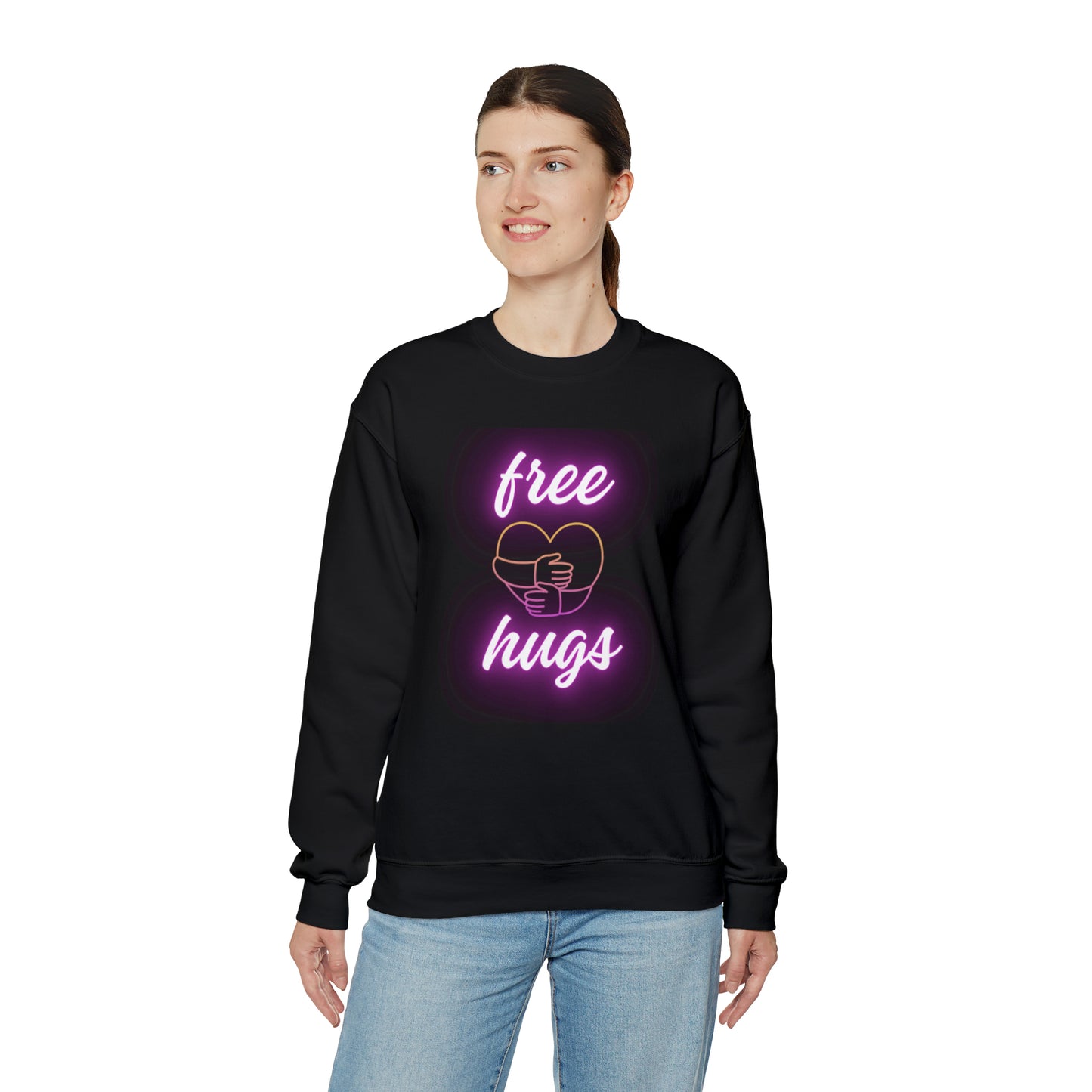 Free Hugs Unisex Crewneck Sweatshirt