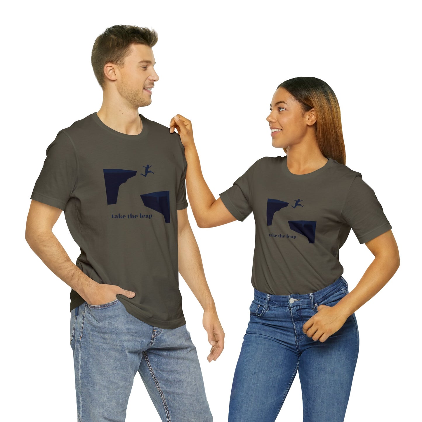 Take the Leap Unisex Jersey Short Sleeve Tee