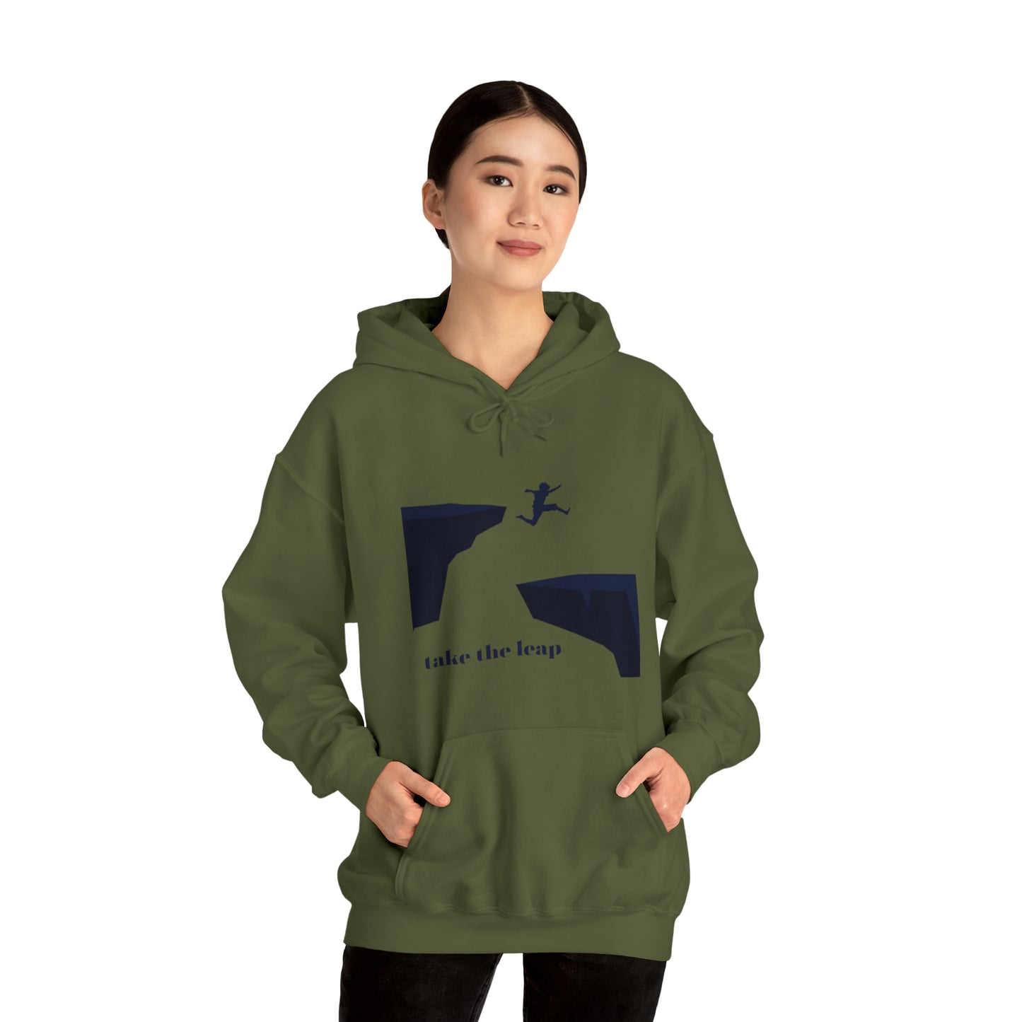 Take the Leap Unisex Hooded Sweatshirt