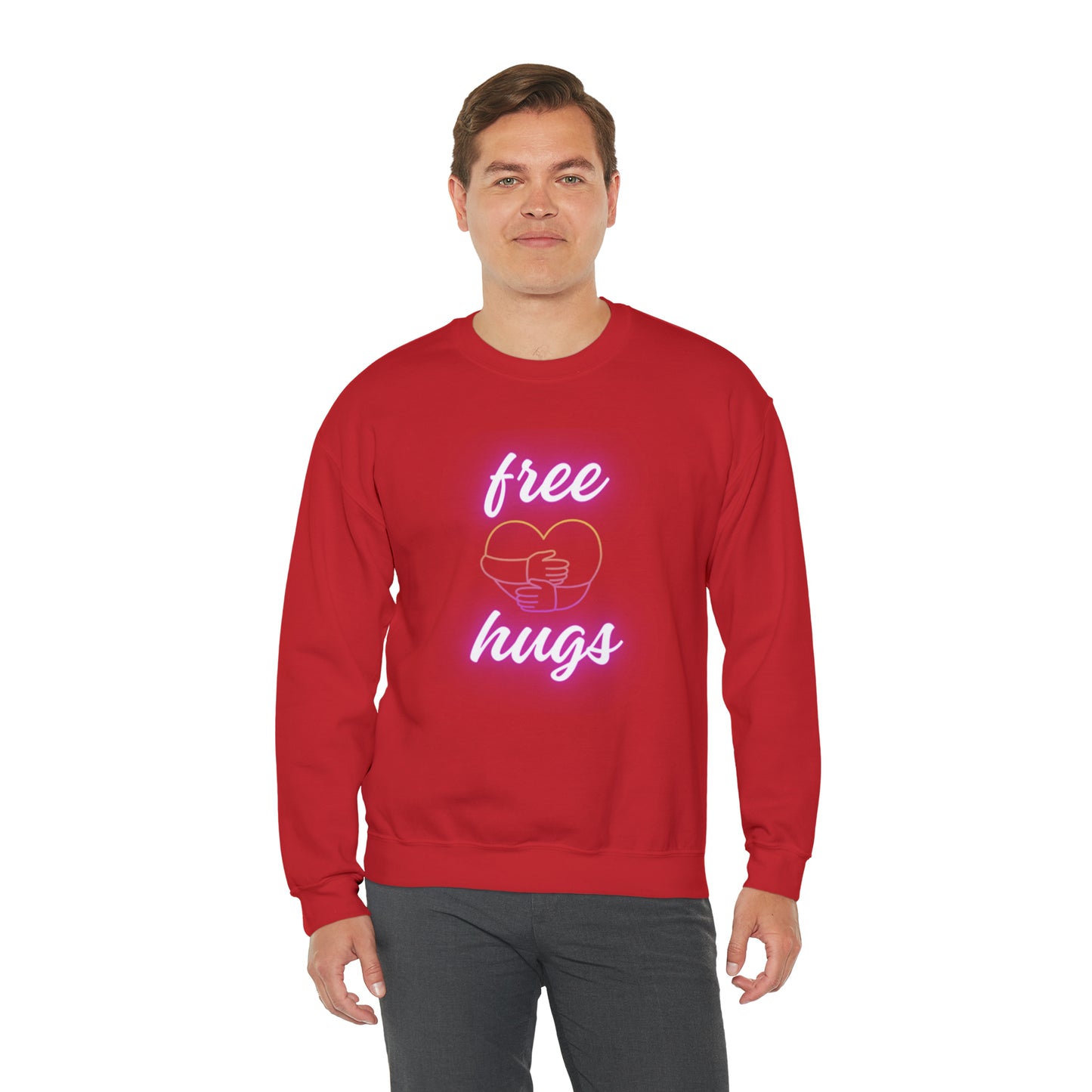 Free Hugs Unisex Crewneck Sweatshirt