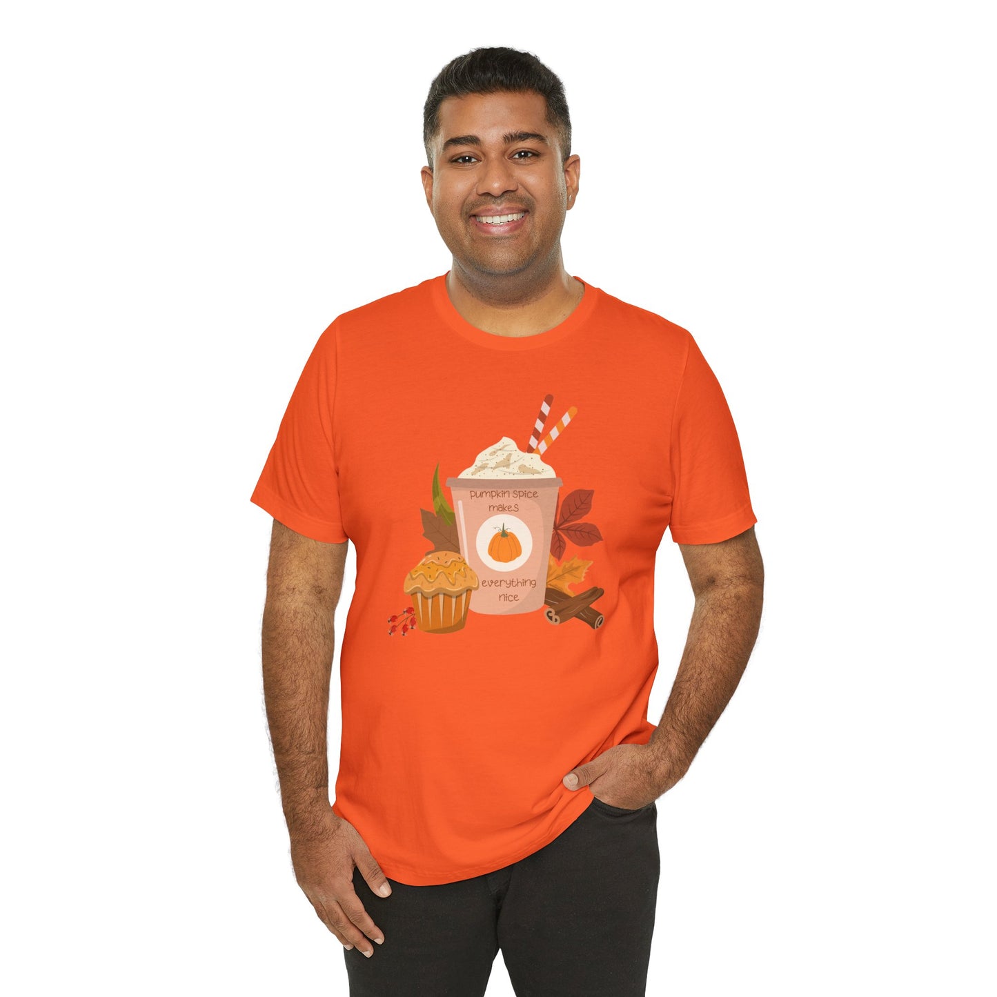 Pumpkin Spice Unisex Jersey Short Sleeve Tee