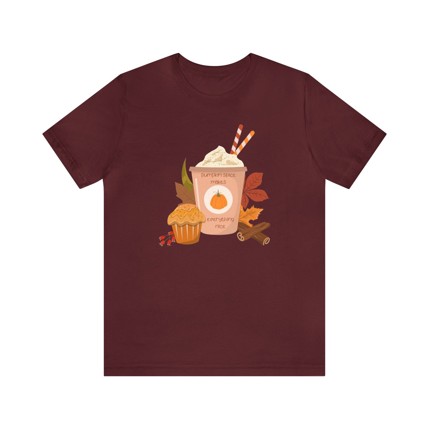 Pumpkin Spice Unisex Jersey Short Sleeve Tee