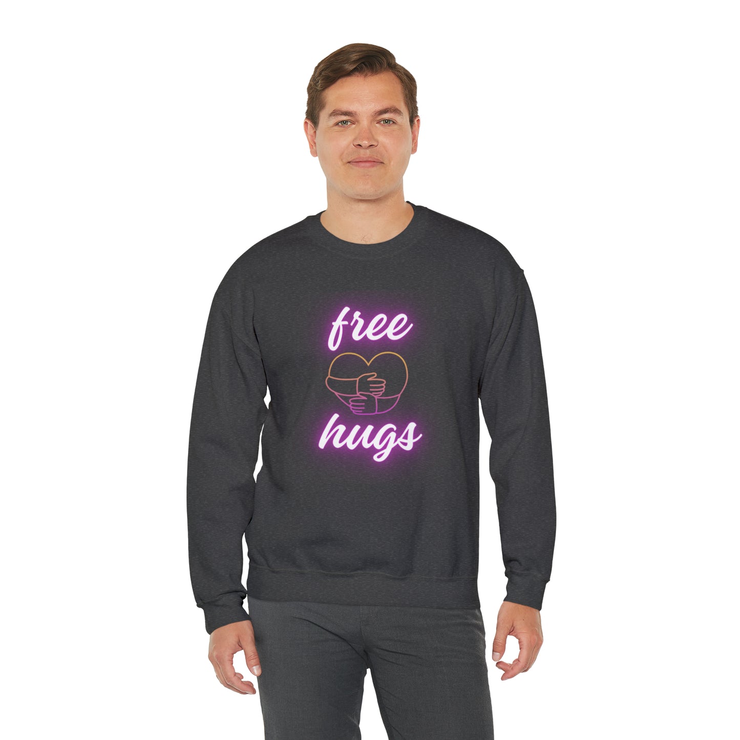 Free Hugs Unisex Crewneck Sweatshirt