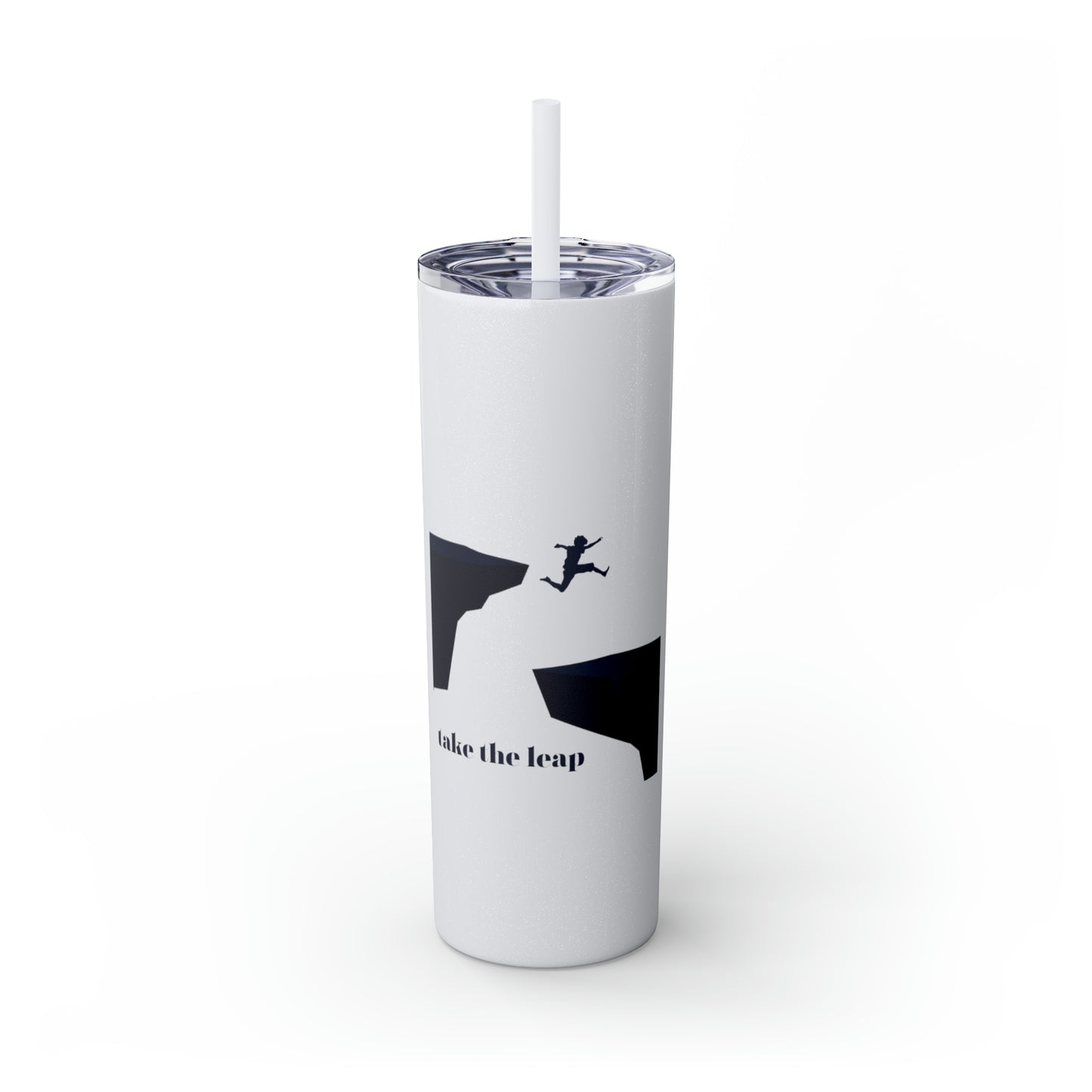 Take the Leap Skinny Tumbler with Straw, 20oz