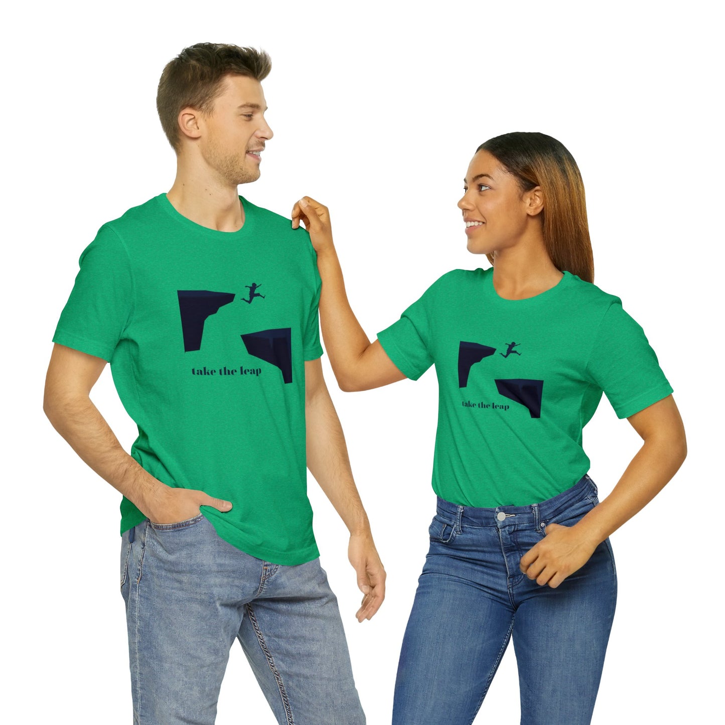 Take the Leap Unisex Jersey Short Sleeve Tee