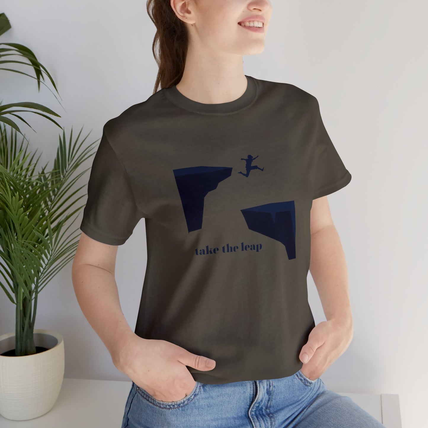 Take the Leap Unisex Jersey Short Sleeve Tee