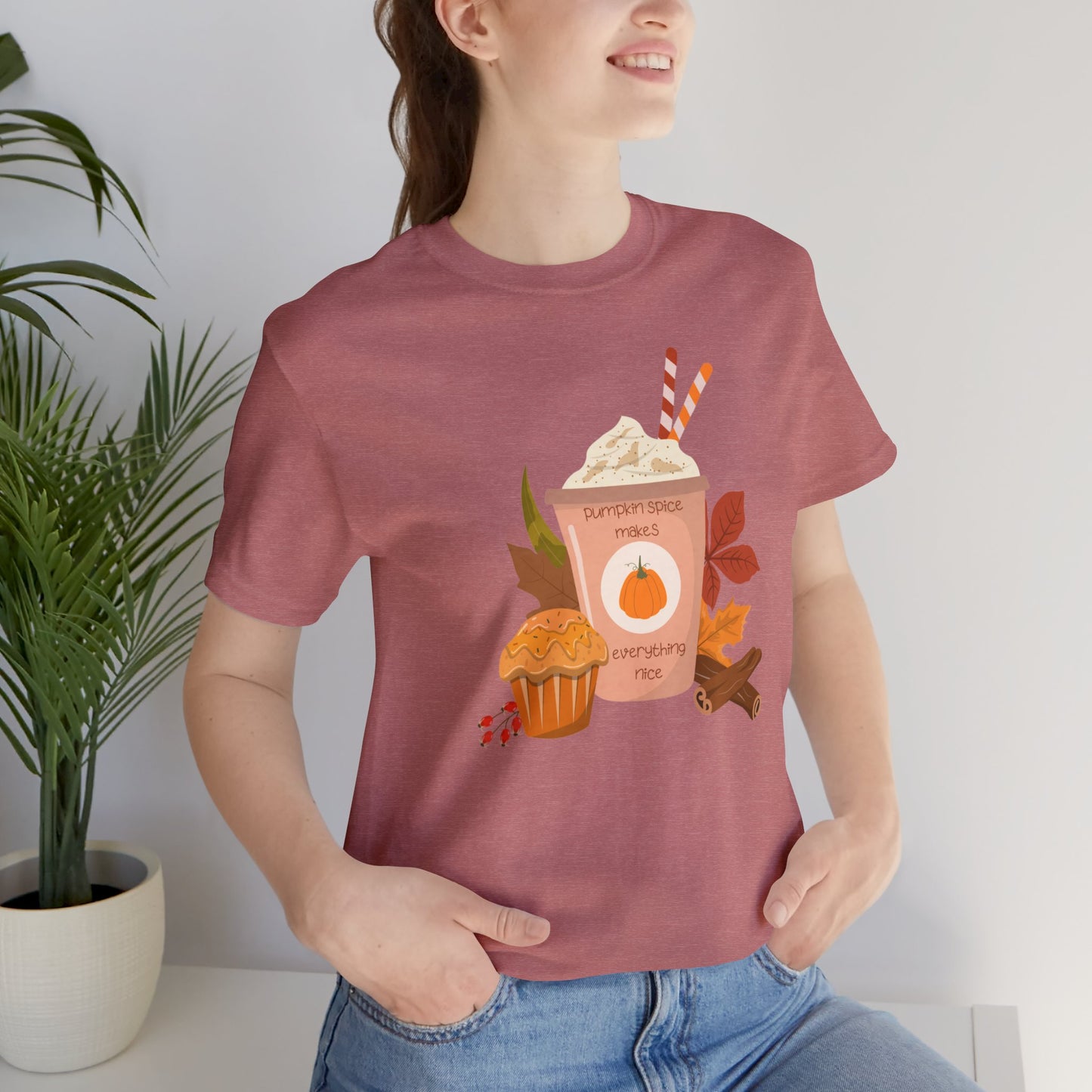 Pumpkin Spice Unisex Jersey Short Sleeve Tee