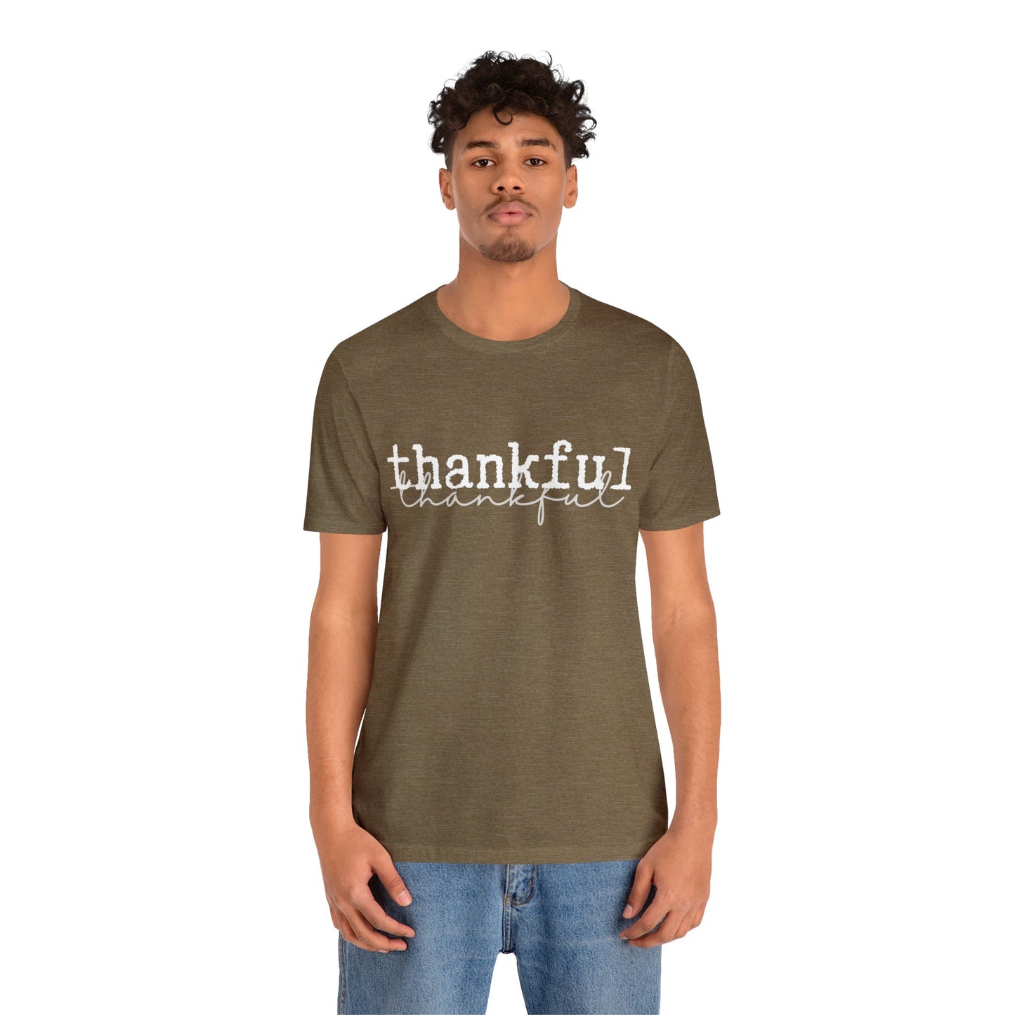 Thankful Unisex Jersey Short Sleeve Tee