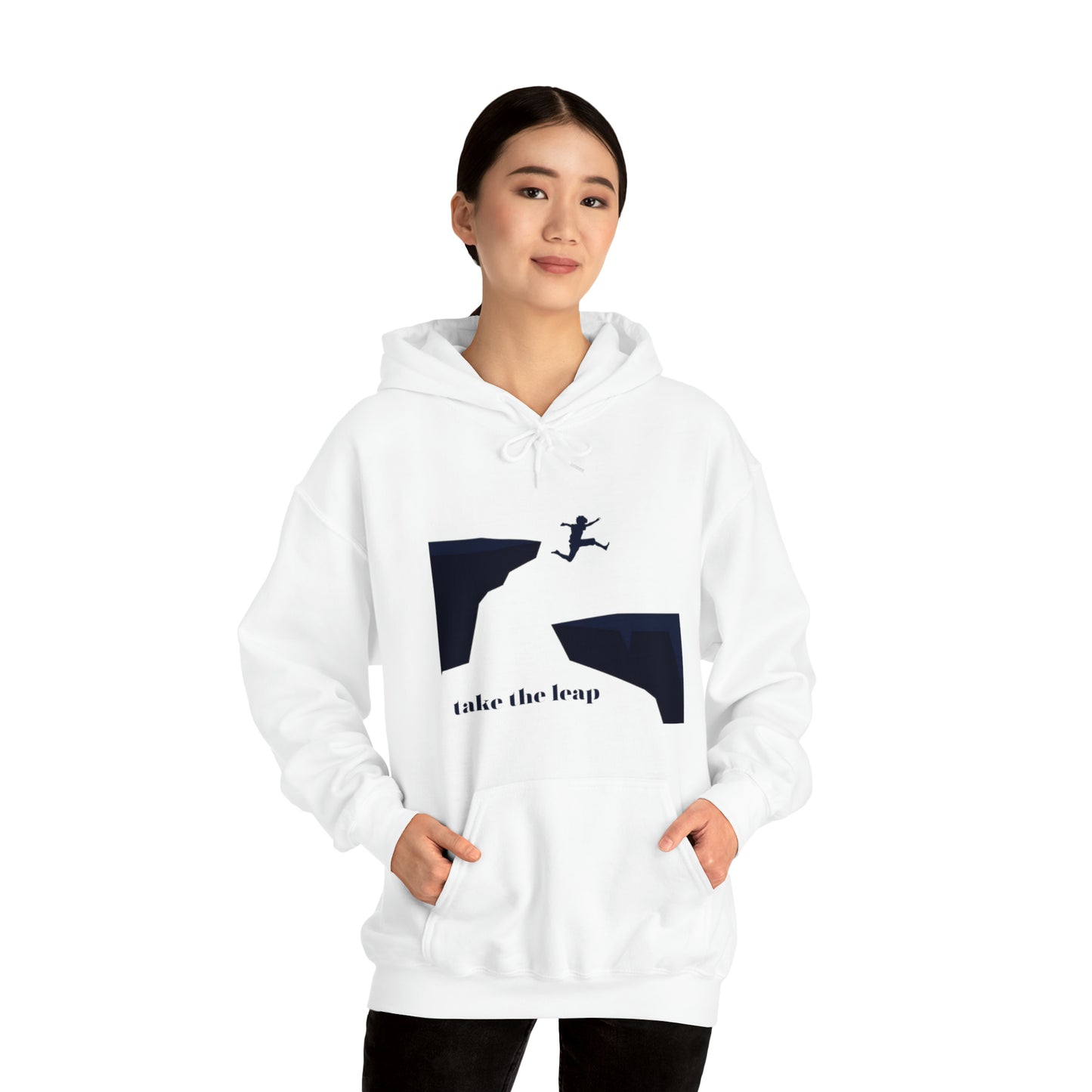 Take the Leap Unisex Hooded Sweatshirt