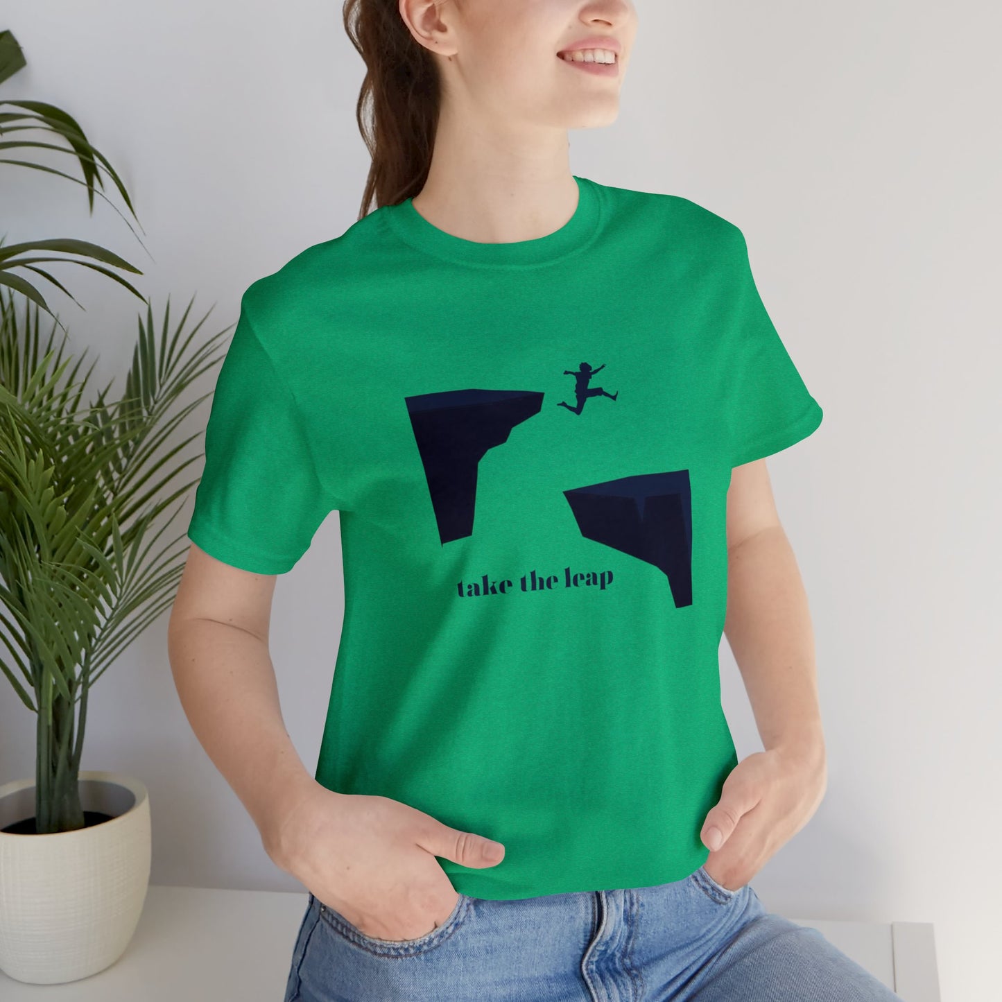 Take the Leap Unisex Jersey Short Sleeve Tee