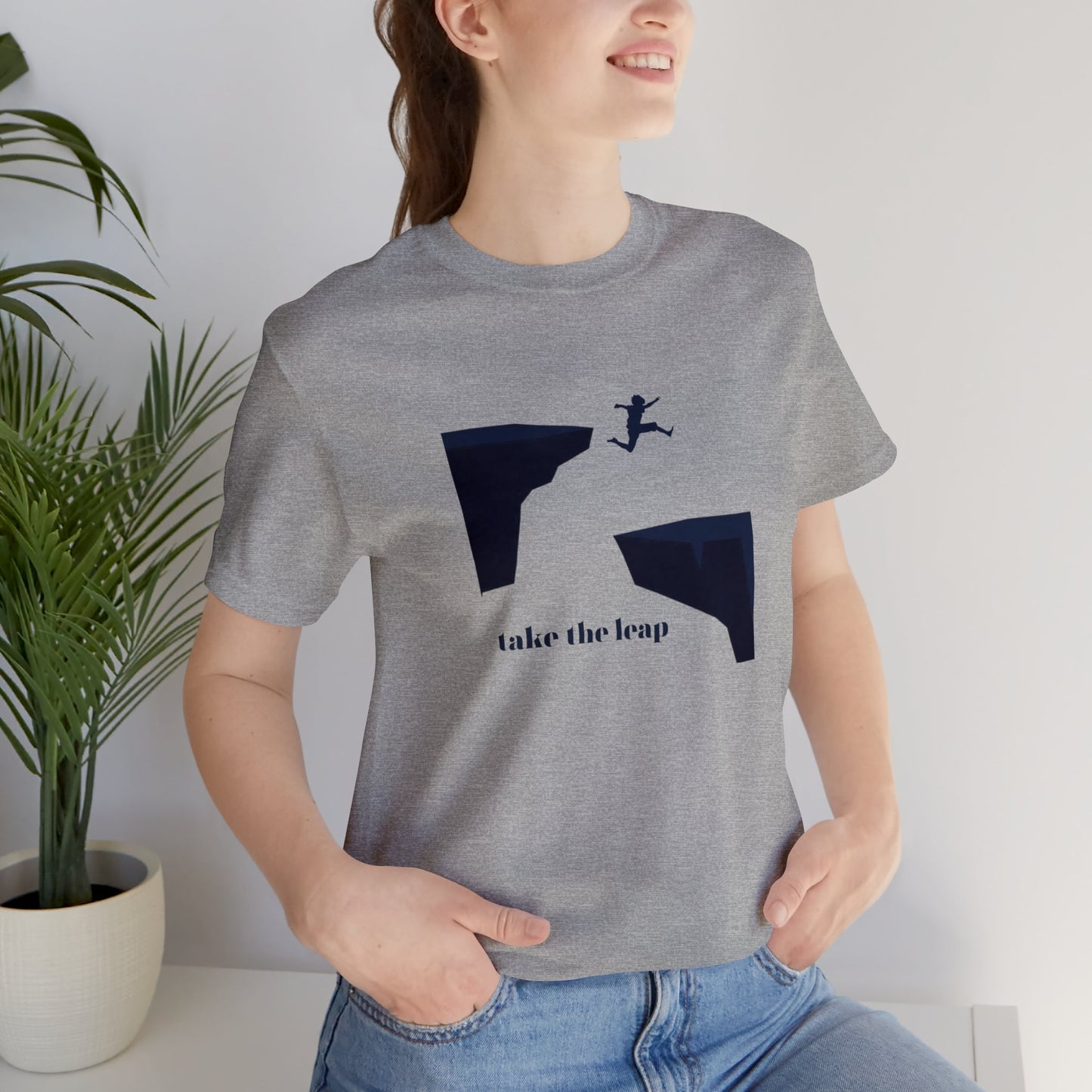 Take the Leap Unisex Jersey Short Sleeve Tee