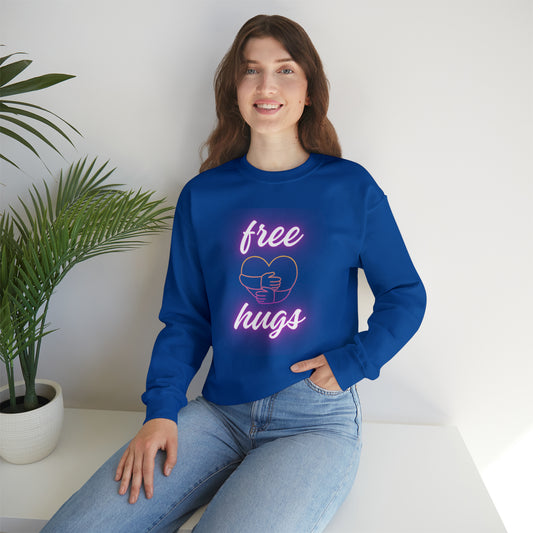 Free Hugs Unisex Crewneck Sweatshirt