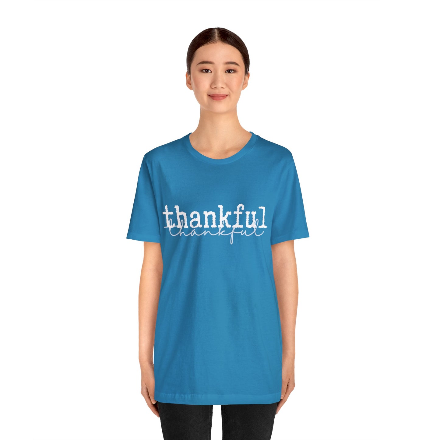 Thankful Unisex Jersey Short Sleeve Tee