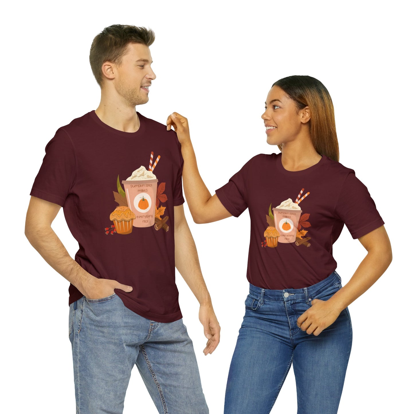 Pumpkin Spice Unisex Jersey Short Sleeve Tee