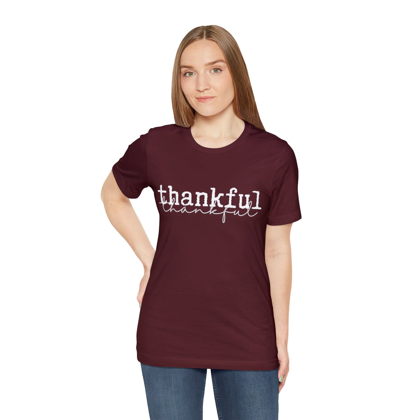 Thankful Unisex Jersey Short Sleeve Tee