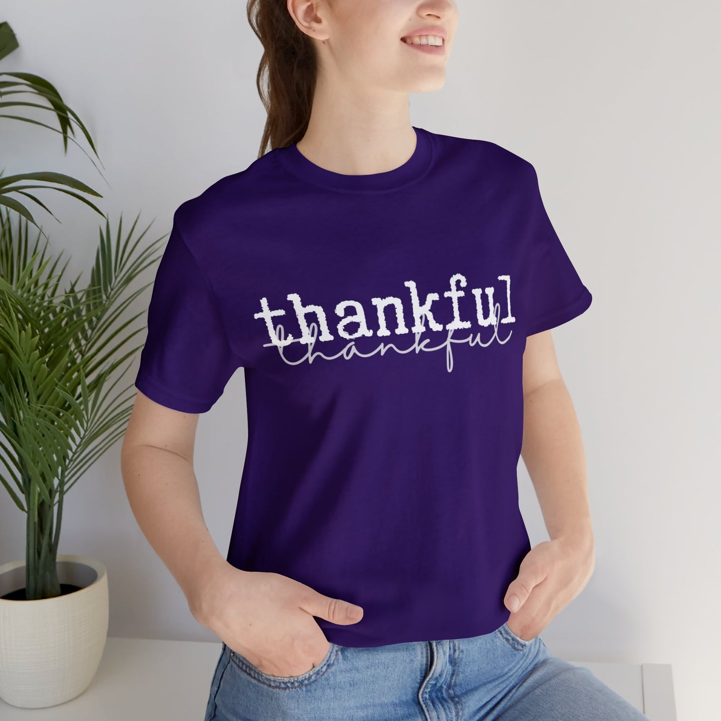Thankful Unisex Jersey Short Sleeve Tee