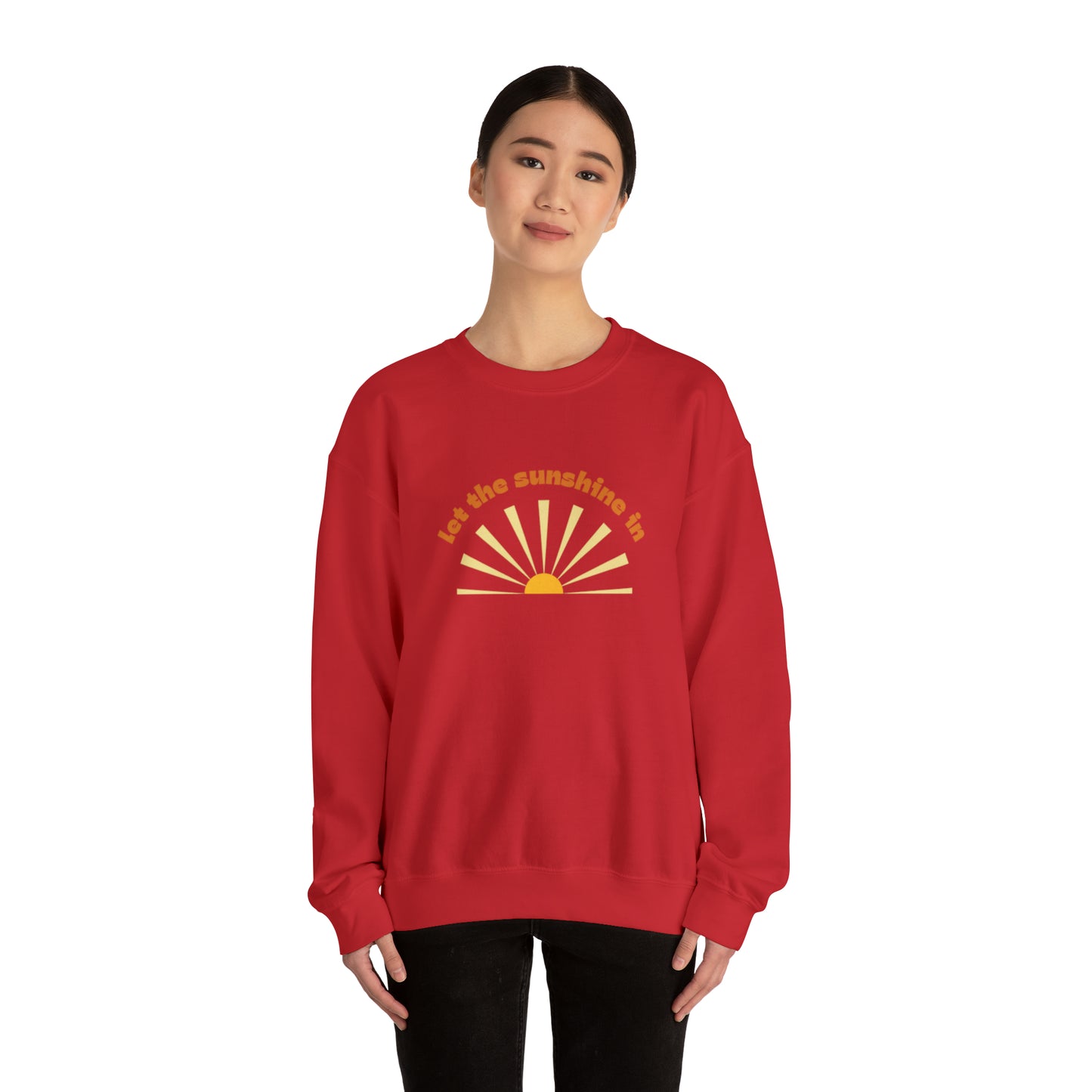 Let the Sunshine In Unisex Crewneck Sweatshirt