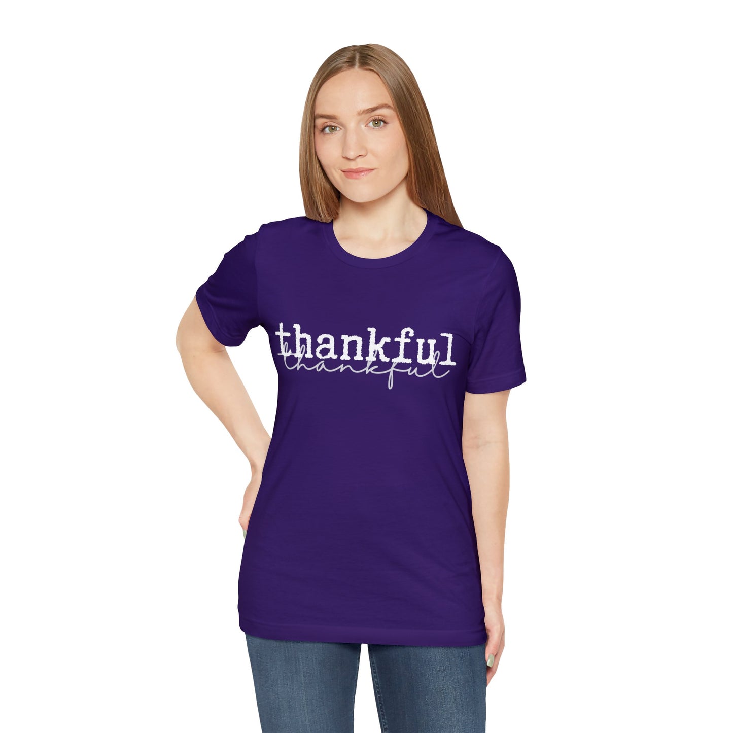 Thankful Unisex Jersey Short Sleeve Tee