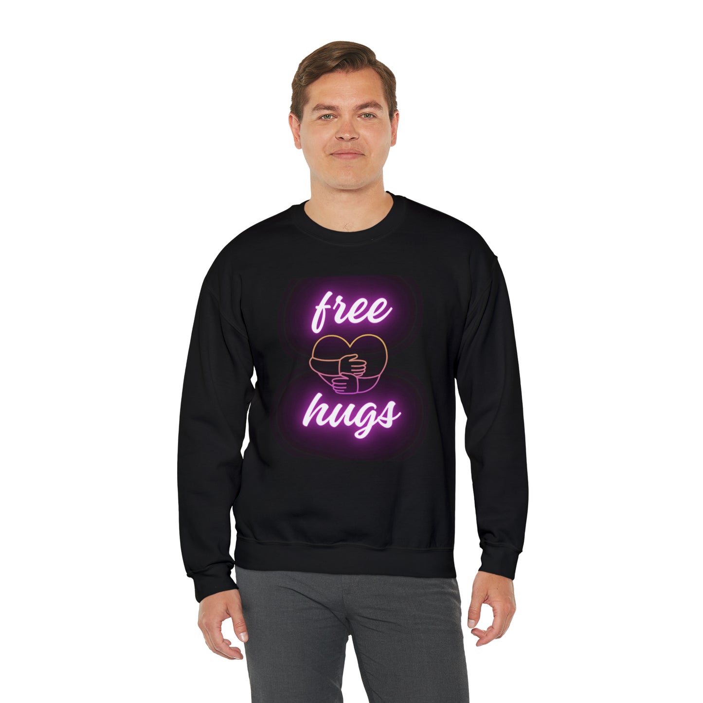Free Hugs Unisex Crewneck Sweatshirt