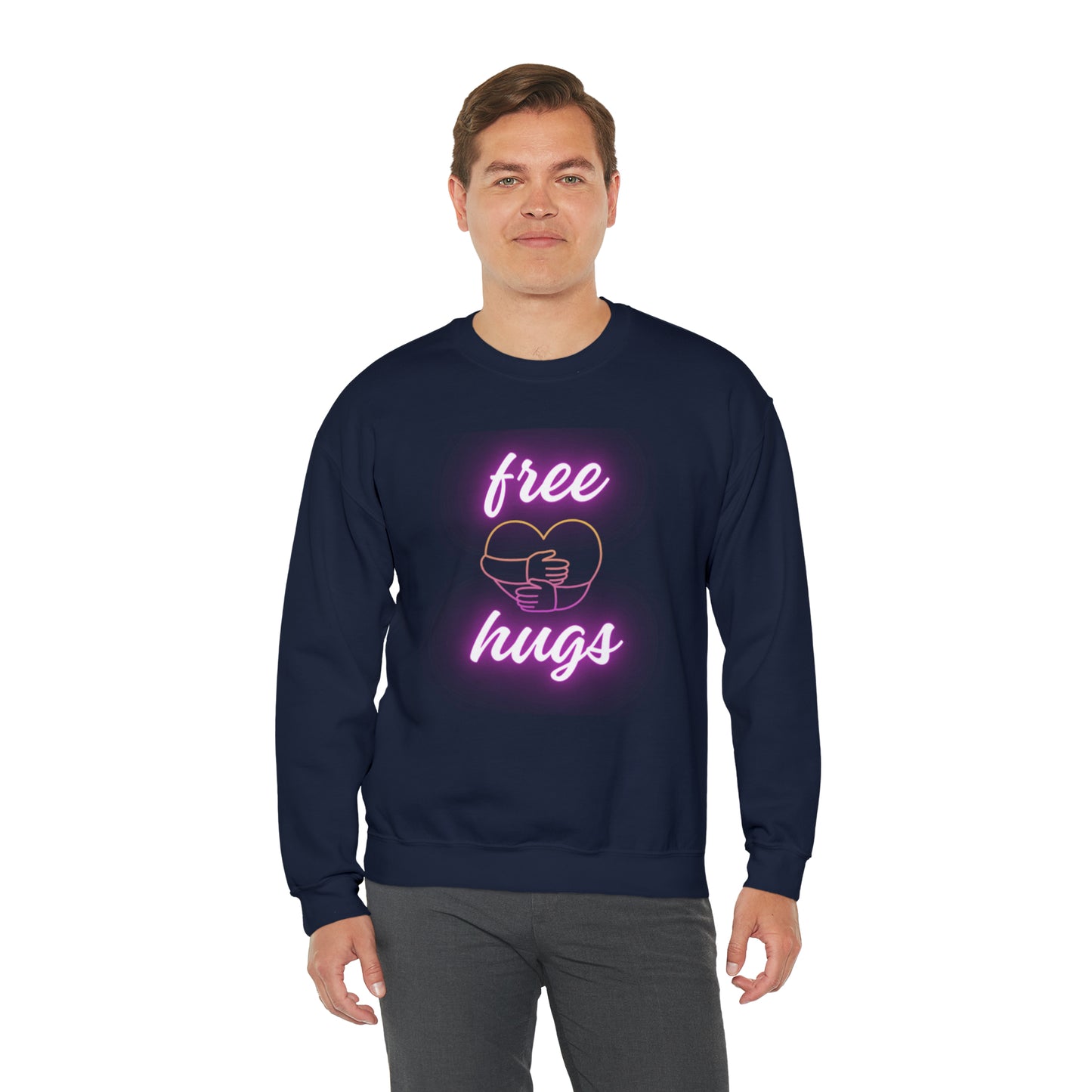 Free Hugs Unisex Crewneck Sweatshirt