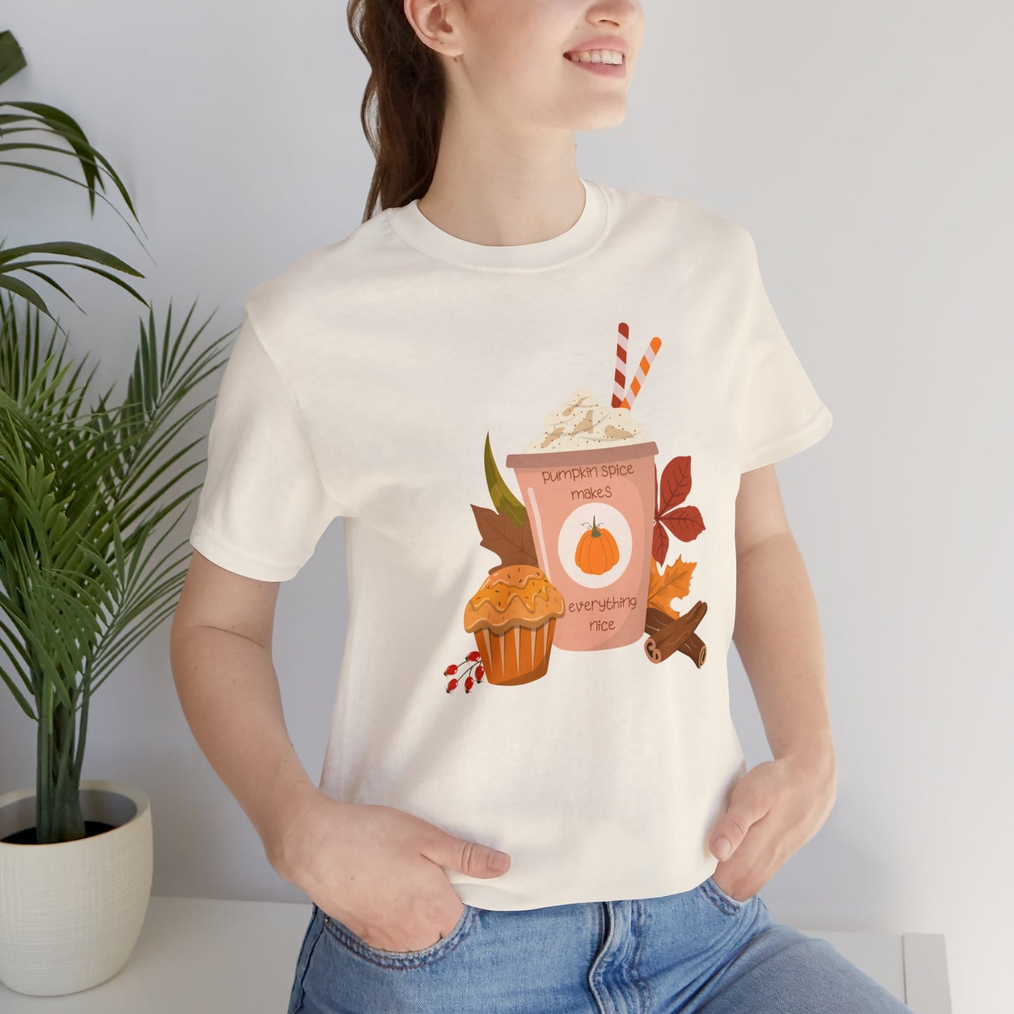 Pumpkin Spice Unisex Jersey Short Sleeve Tee