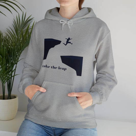 Take the Leap Unisex Hooded Sweatshirt