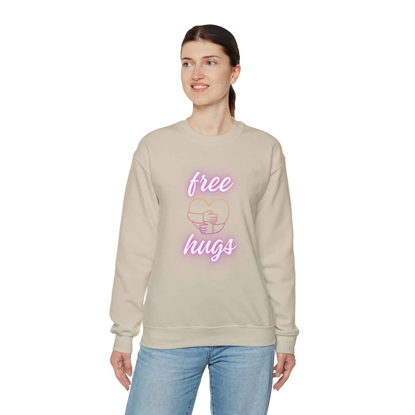 Free Hugs Unisex Crewneck Sweatshirt