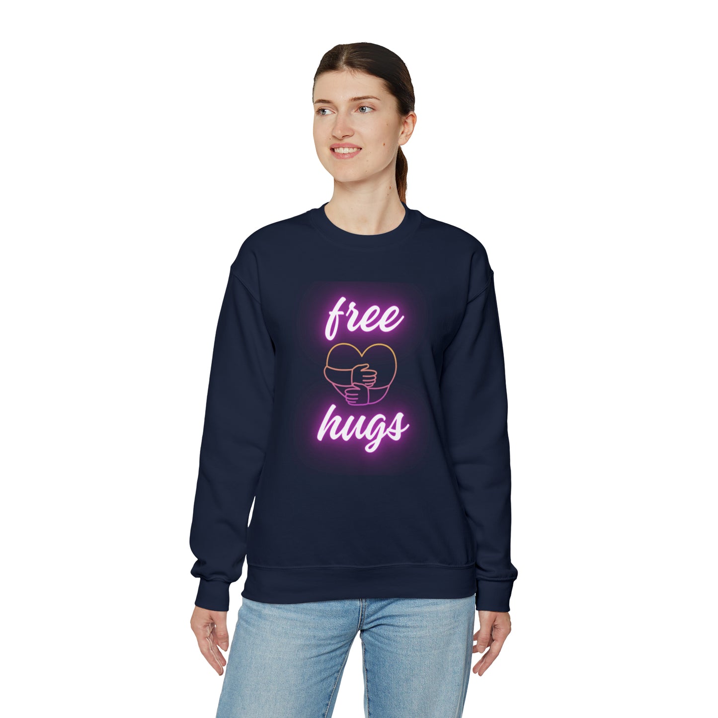 Free Hugs Unisex Crewneck Sweatshirt