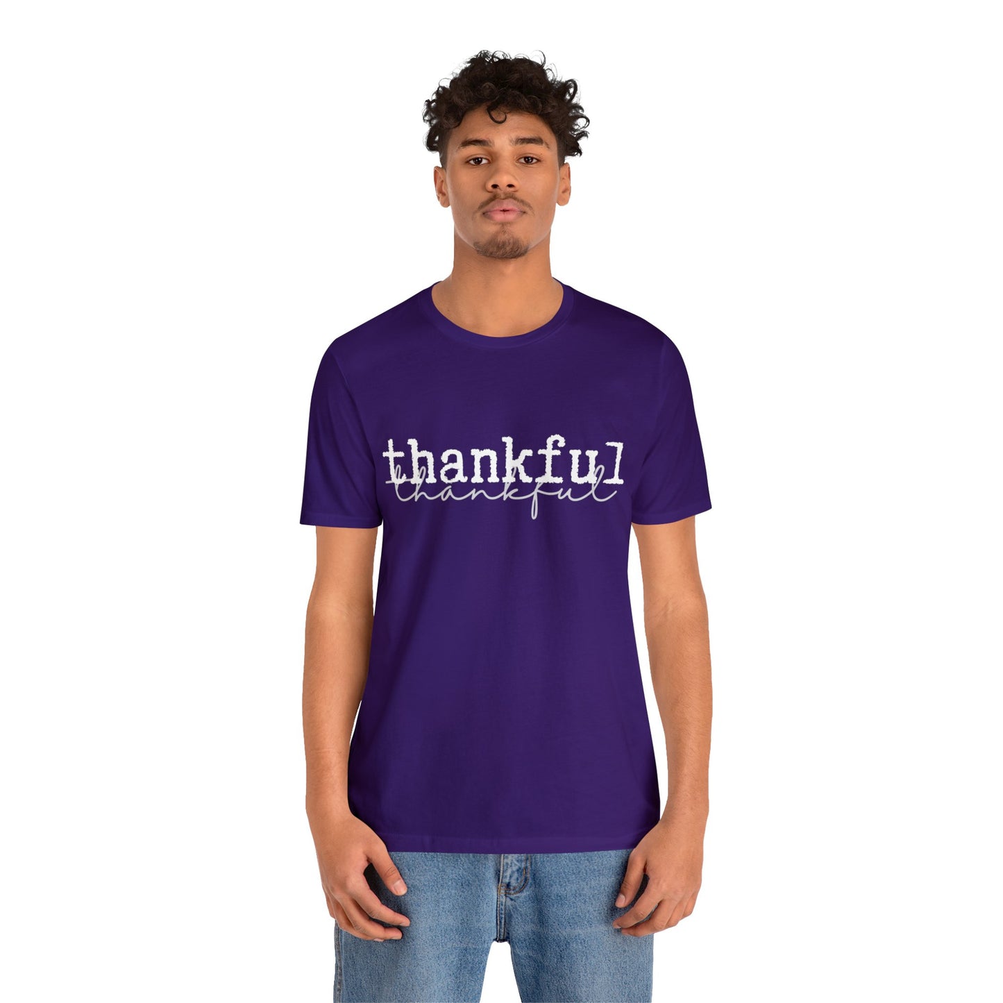Thankful Unisex Jersey Short Sleeve Tee