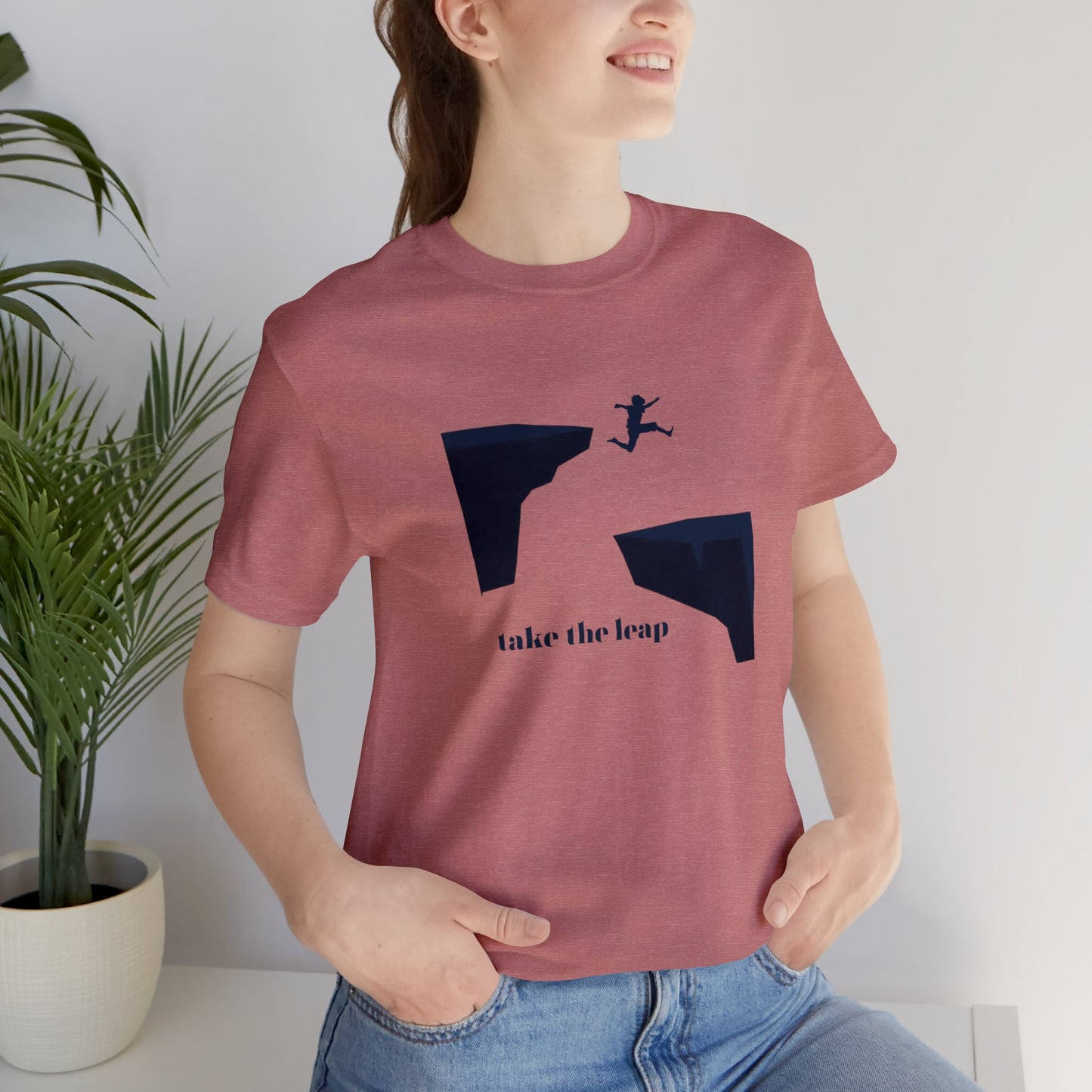 Take the Leap Unisex Jersey Short Sleeve Tee