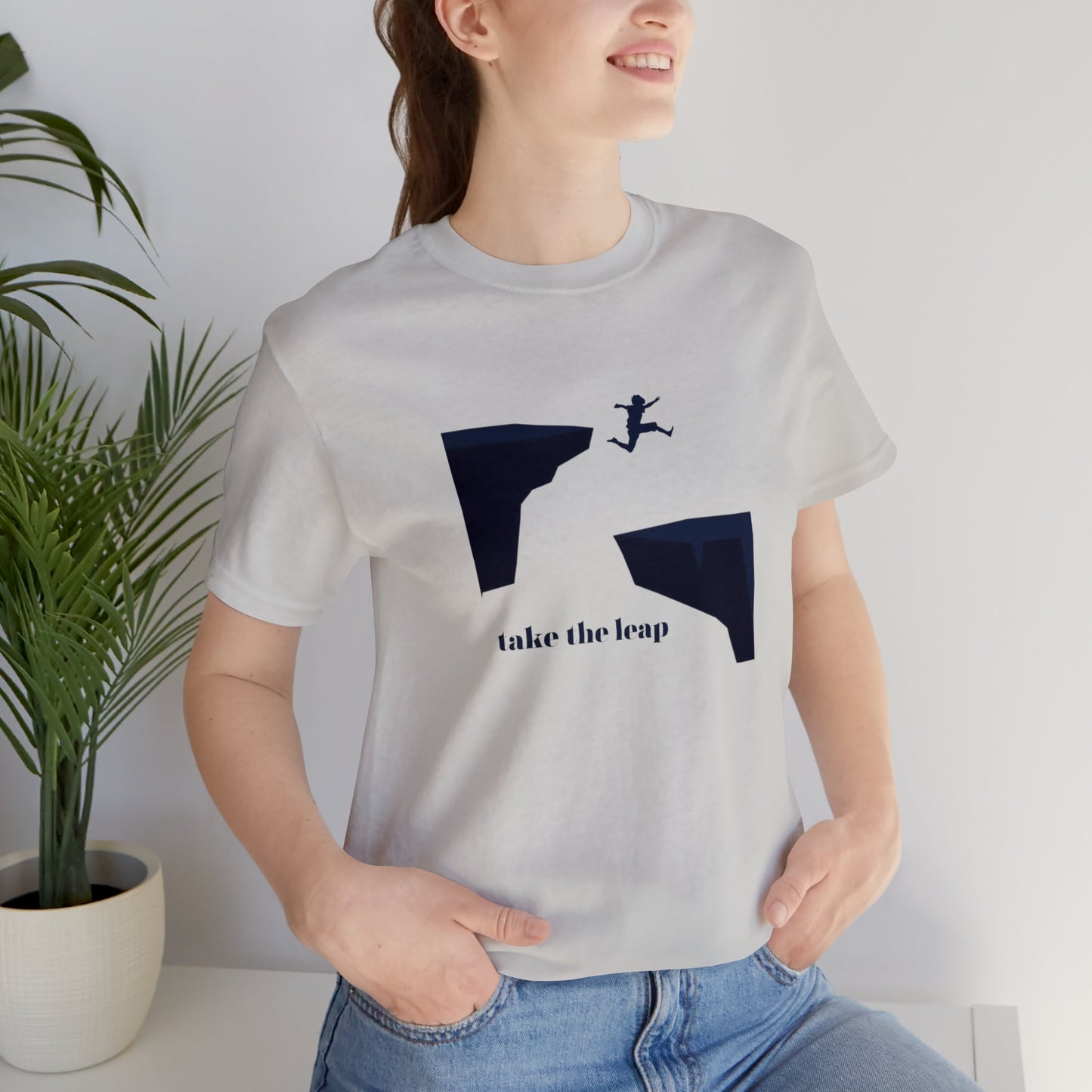 Take the Leap Unisex Jersey Short Sleeve Tee