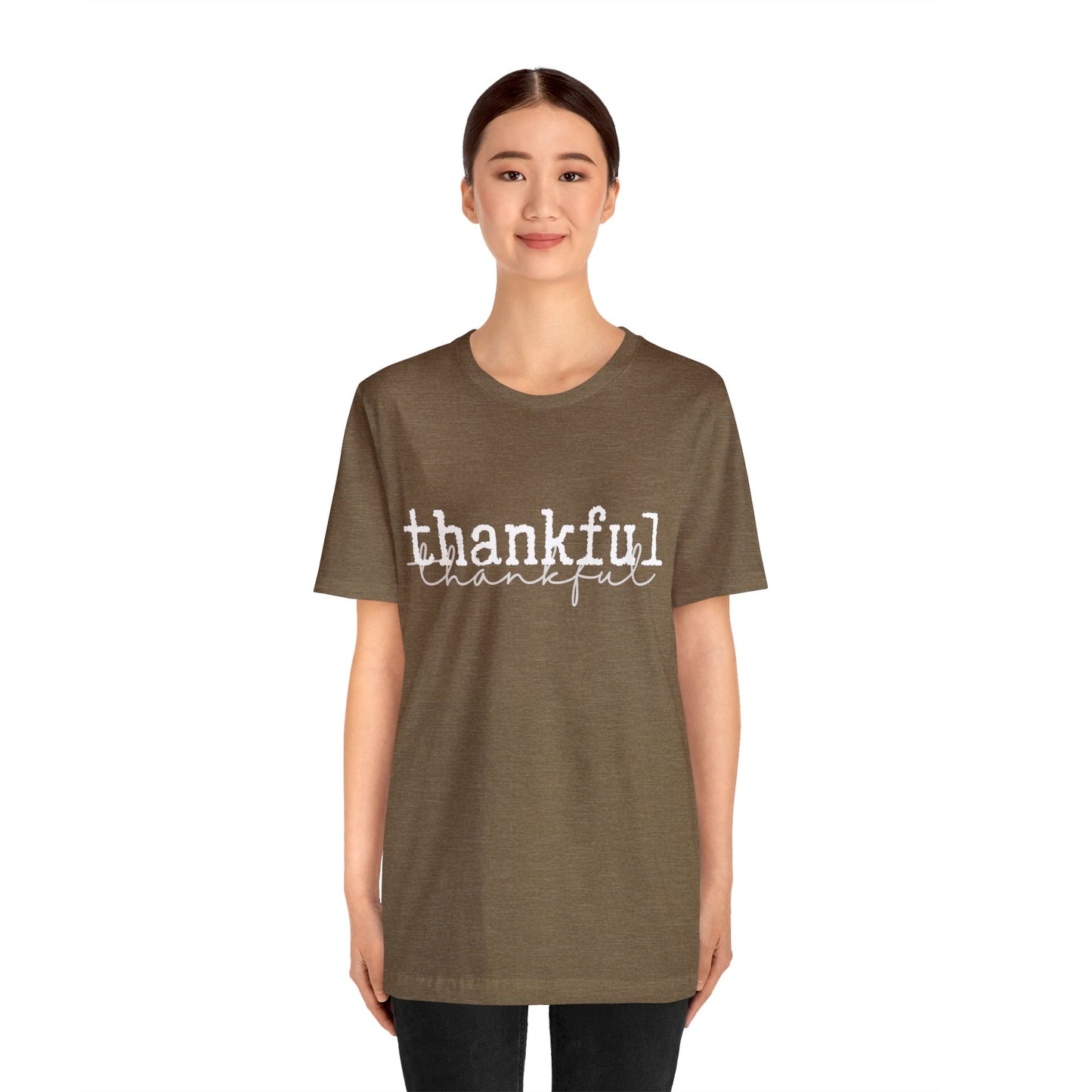 Thankful Unisex Jersey Short Sleeve Tee