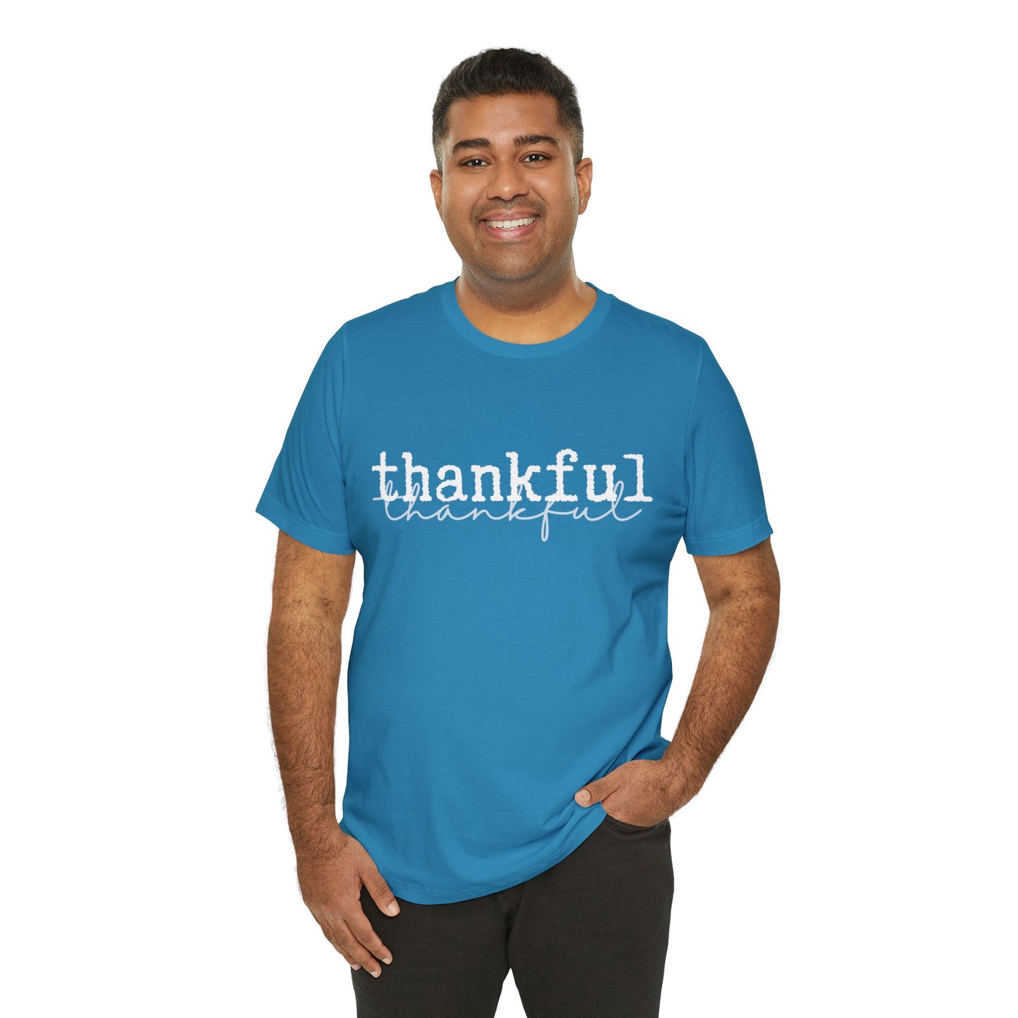 Thankful Unisex Jersey Short Sleeve Tee
