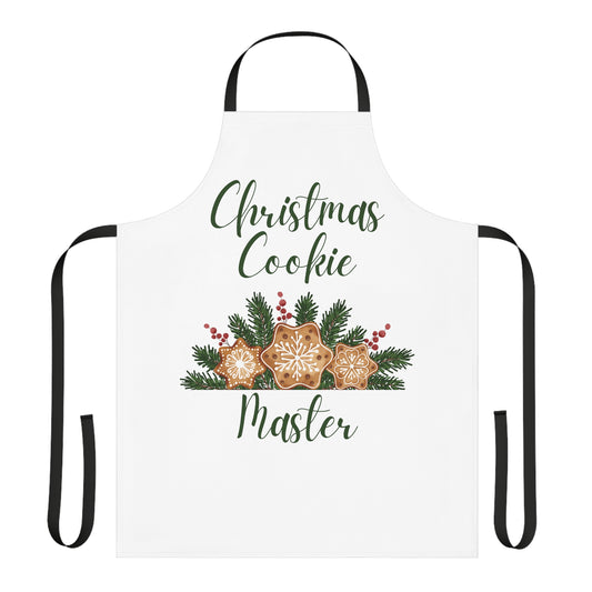 Christmas Cookie Master Apron (White)