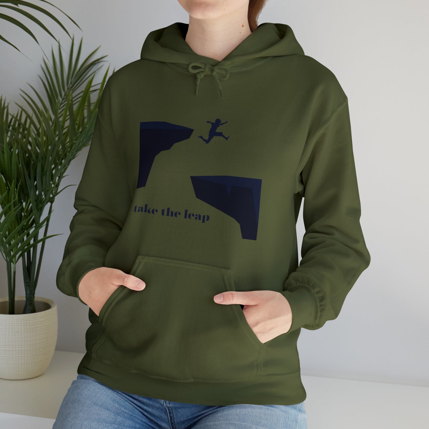 Take the Leap Unisex Hooded Sweatshirt