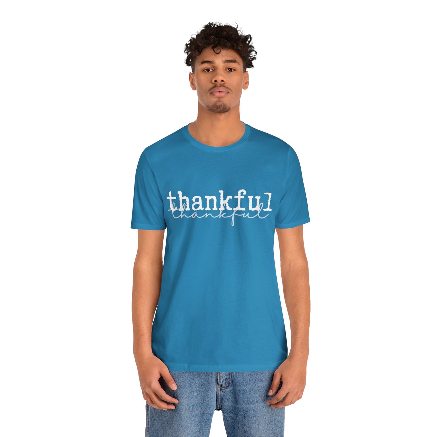 Thankful Unisex Jersey Short Sleeve Tee