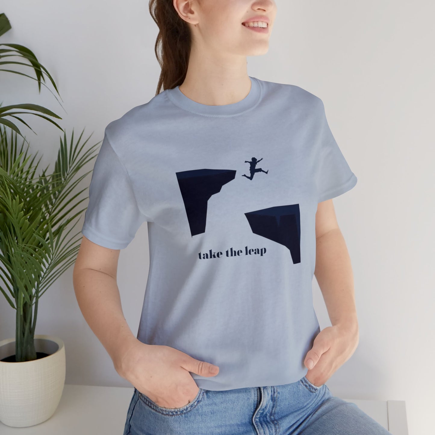 Take the Leap Unisex Jersey Short Sleeve Tee