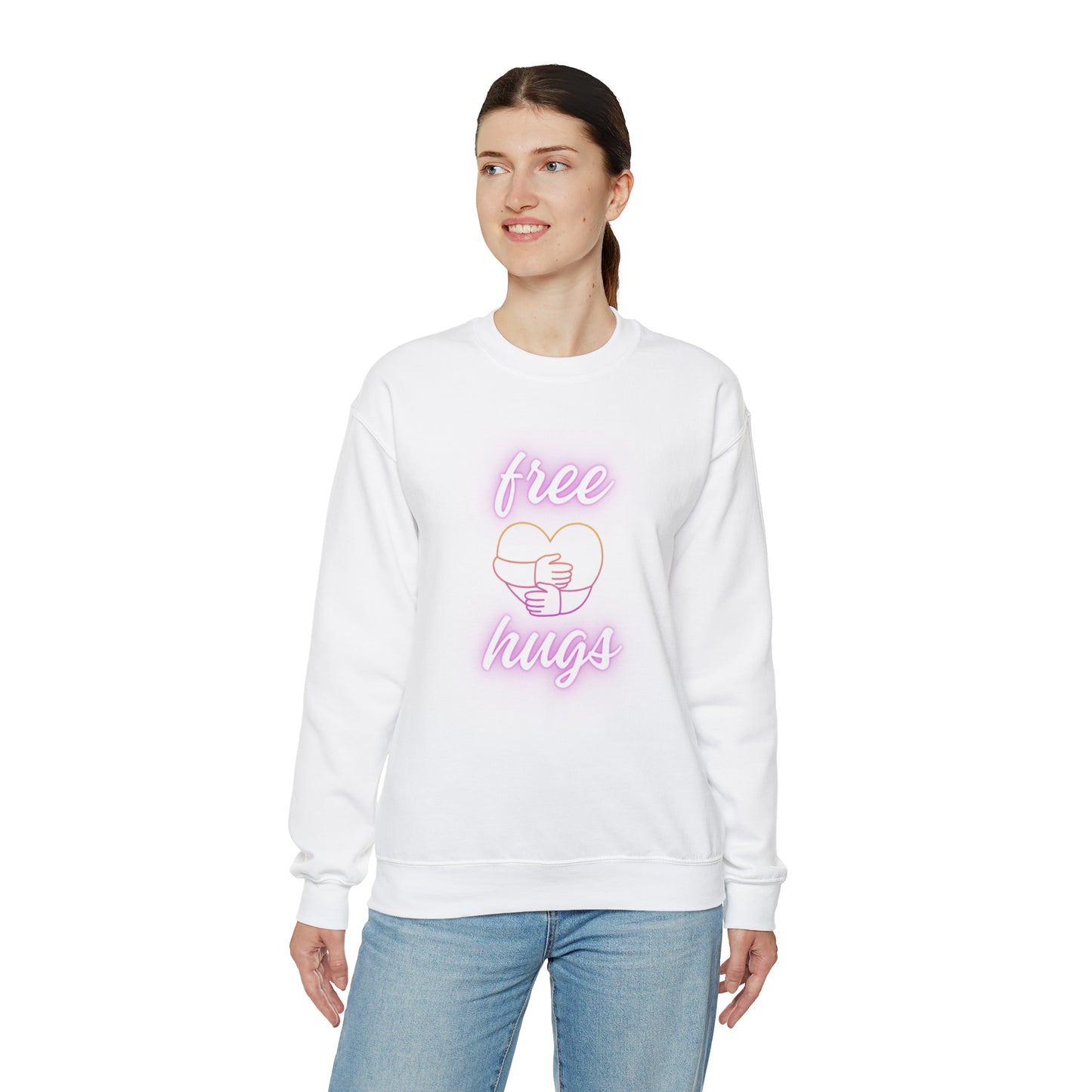Free Hugs Unisex Crewneck Sweatshirt
