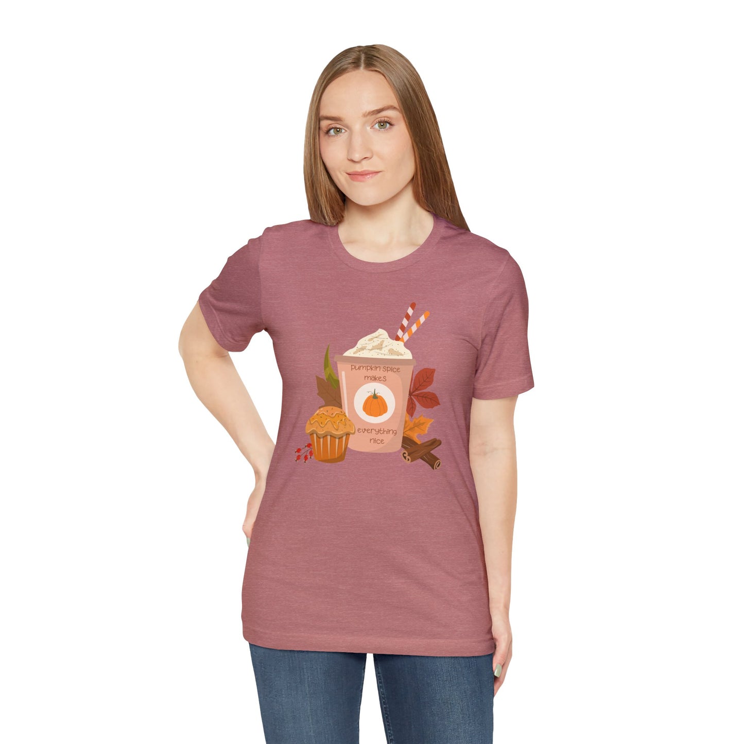 Pumpkin Spice Unisex Jersey Short Sleeve Tee