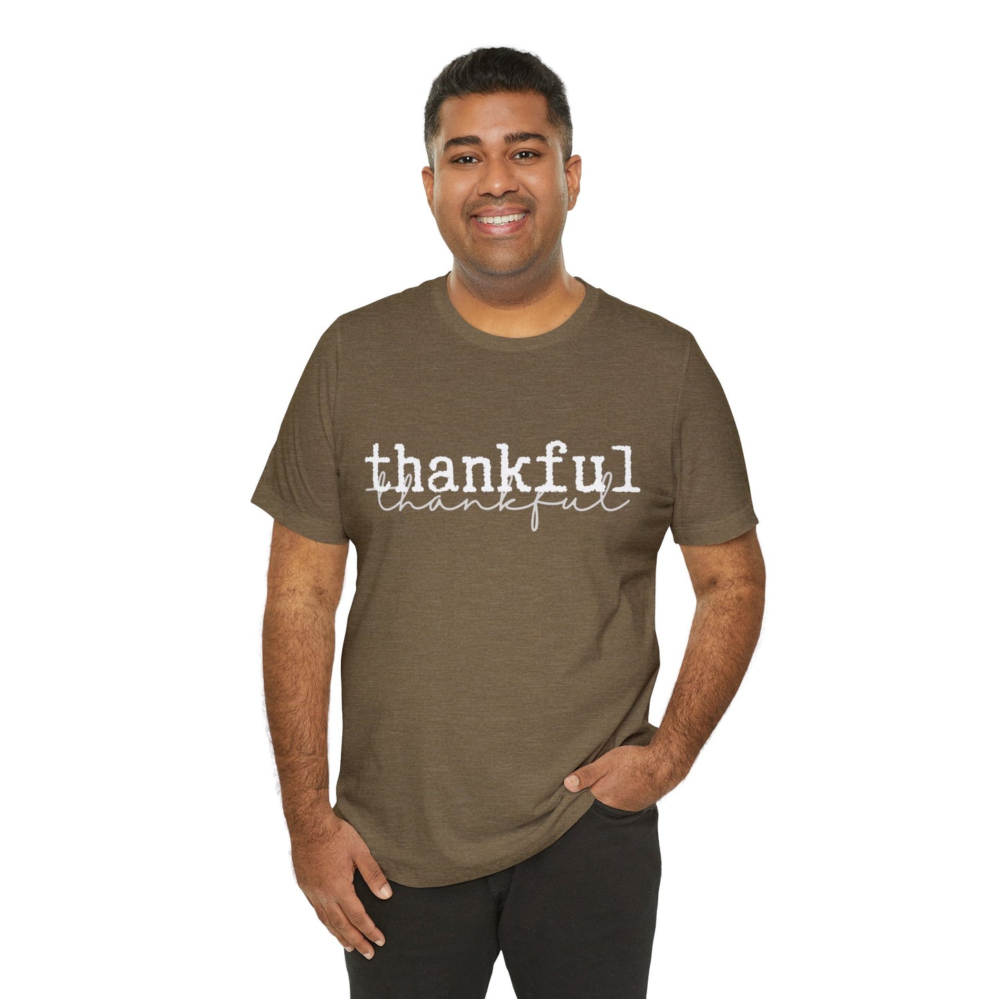 Thankful Unisex Jersey Short Sleeve Tee